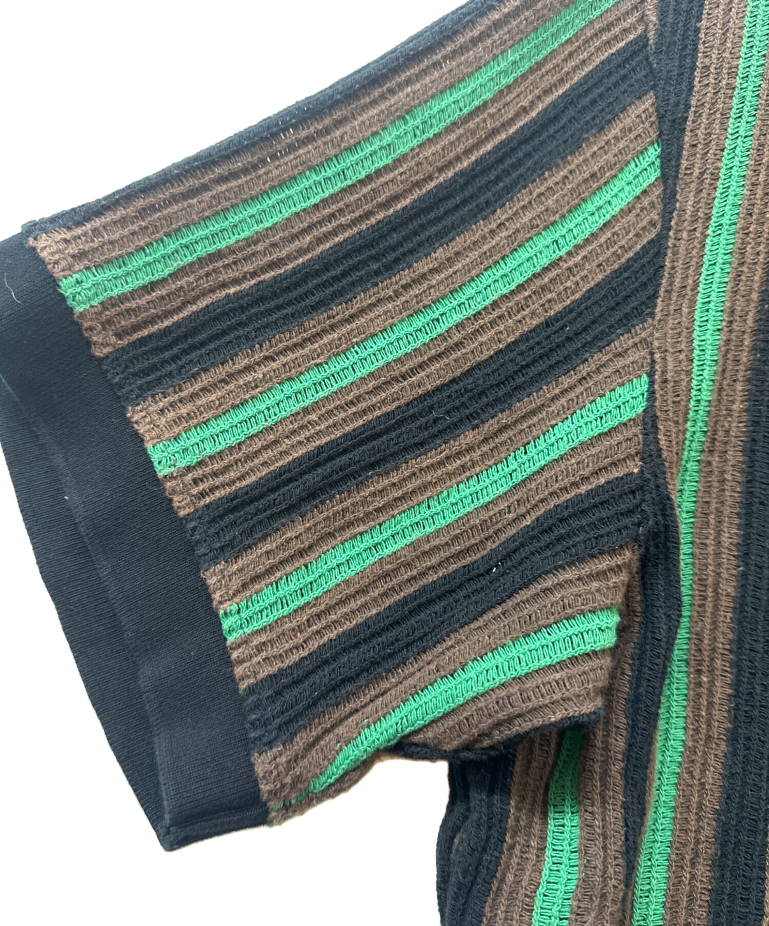 中古・古着通販】Supreme (シュプリーム) Open Knit Stripe Zip Polo 