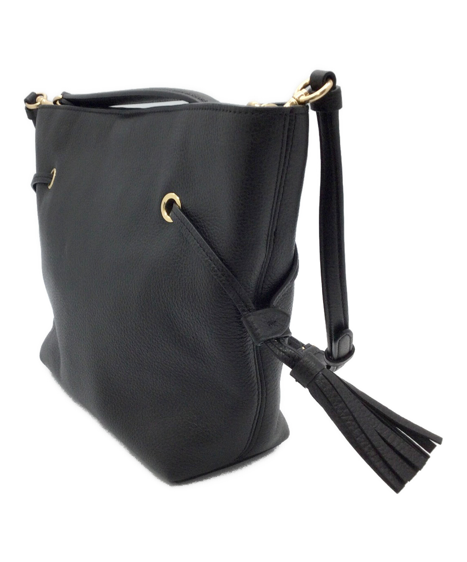 【美品】COACHコーチ 2way ショルダーバッグ ブラック レザー　イーディ 中古・古着通販】COACH (コーチ) 2WAYショルダーバッグ アンディ