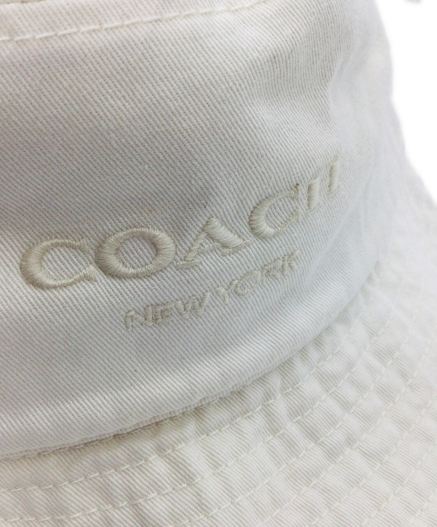 中古・古着通販】COACH (コーチ) COACHカラーデニムバケットハット