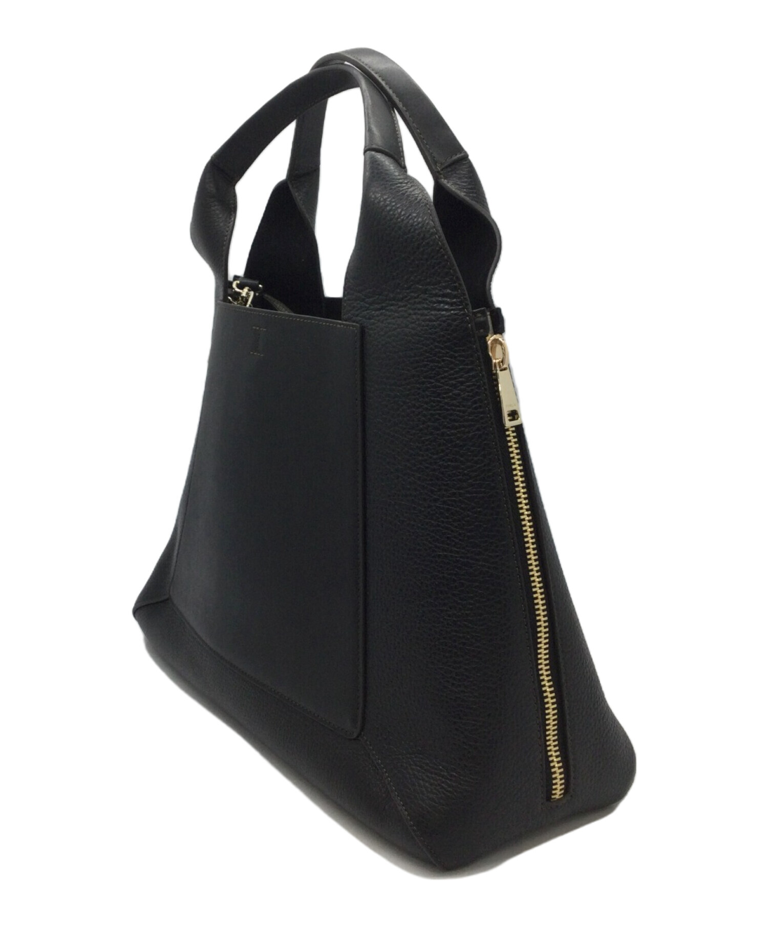 中古・古着通販】FURLA (フルラ) ショルダートートバッグ ブラック 