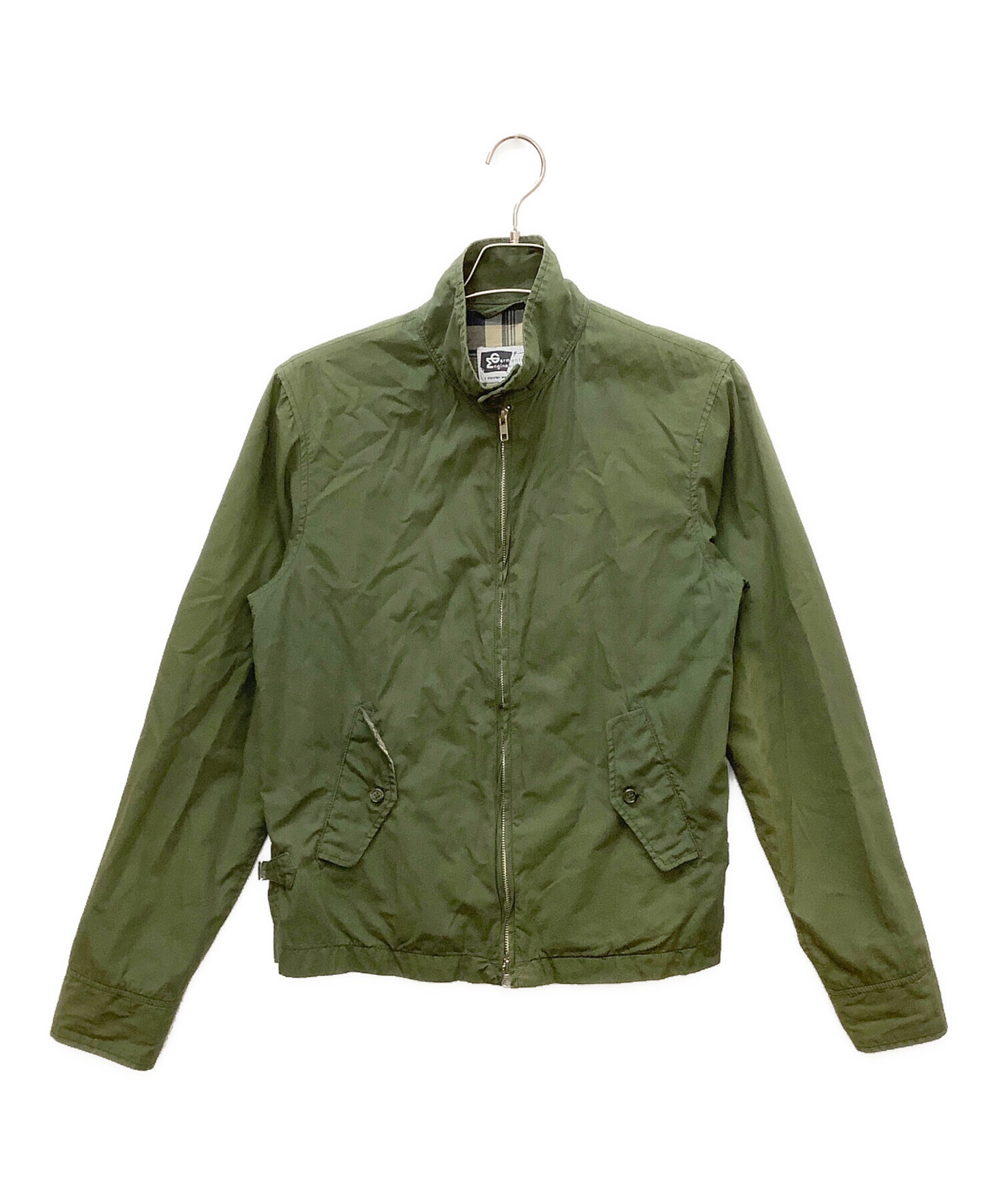 KASPER スイングトップ グリーン(メンズ L)中古 古着 Y5029 中古・古着通販】Engineered Garments (エンジニアードガーメンツ