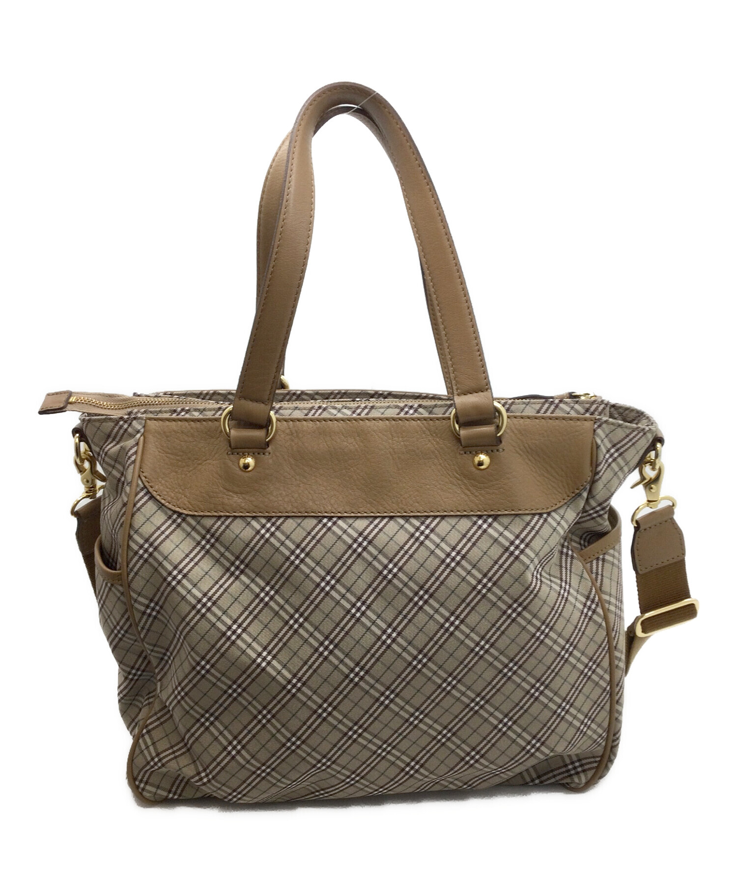 【値下げ】BURBERRY BLUE LABEL コーデュロイトートバッグ burburry blue label コーデュロイトートバッグ 大好評 BURBERRY BLUE