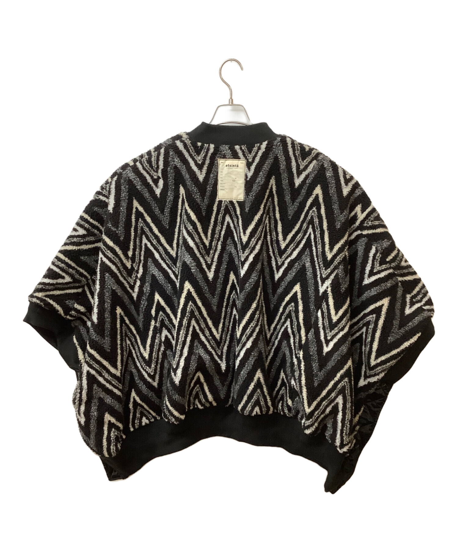 etsinta （エシンタ）　リバーシブルMA-1ポンチョ　ジャンパー etsinta（エシンタ）の「【etsinta/エシンタ】リバーシブルMA1リメイク