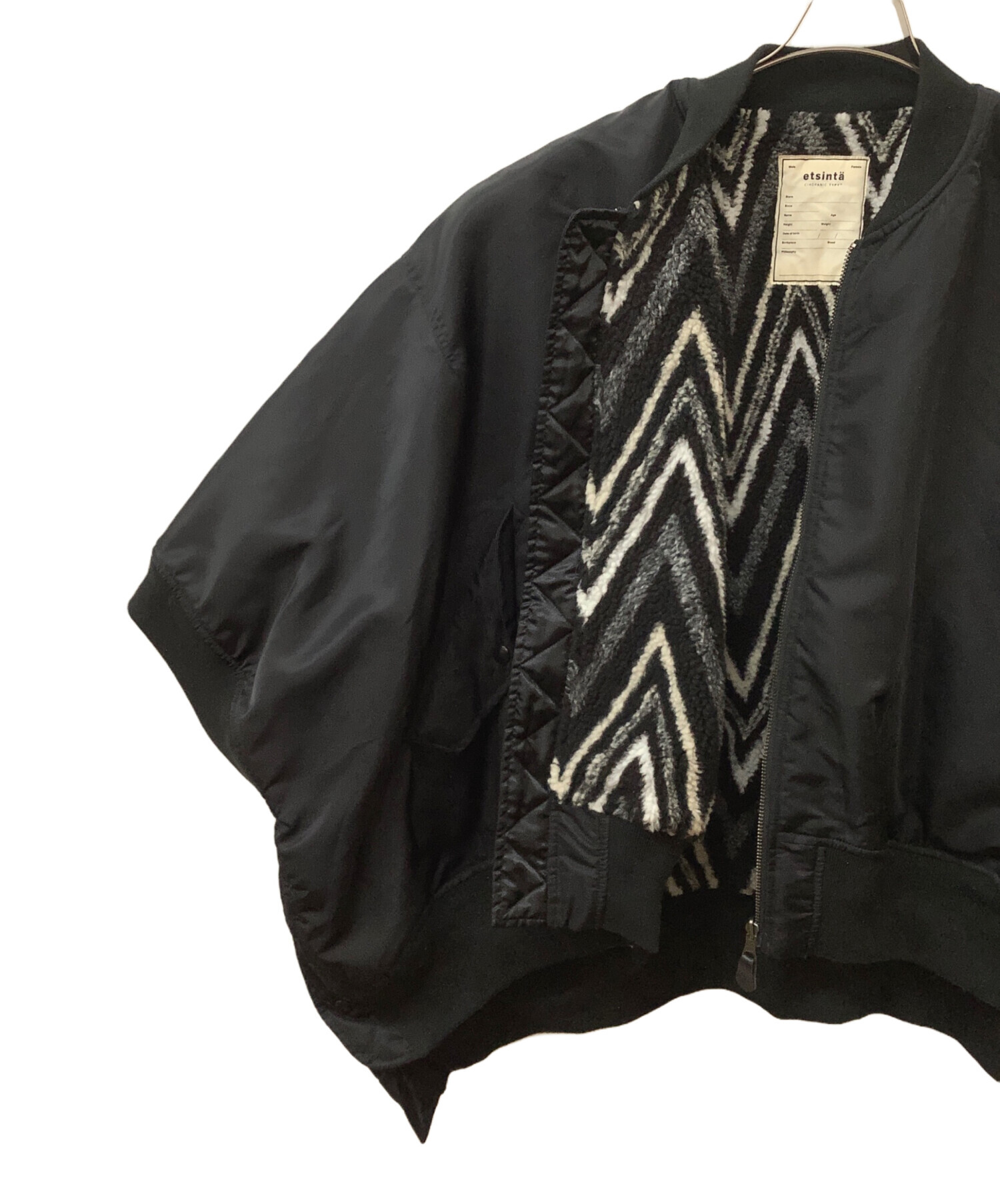 中古・古着通販】etsinta (エシンタ) リバーシブルMA-1ポンチョ