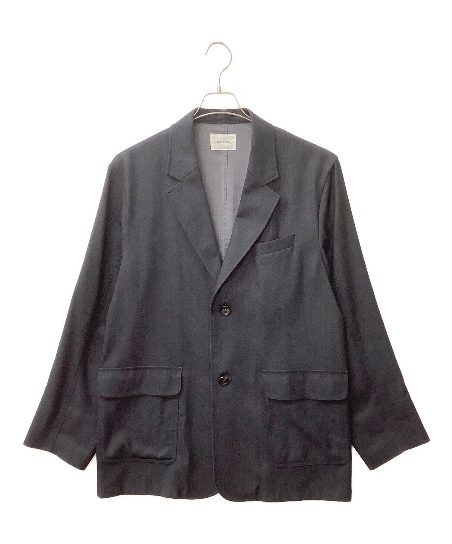 【新品・未使用】Wool Denim Chambray 2B Jacket 中古・古着通販】PORT BY ARK (ポートバイアーク) Wool Denim Chambray