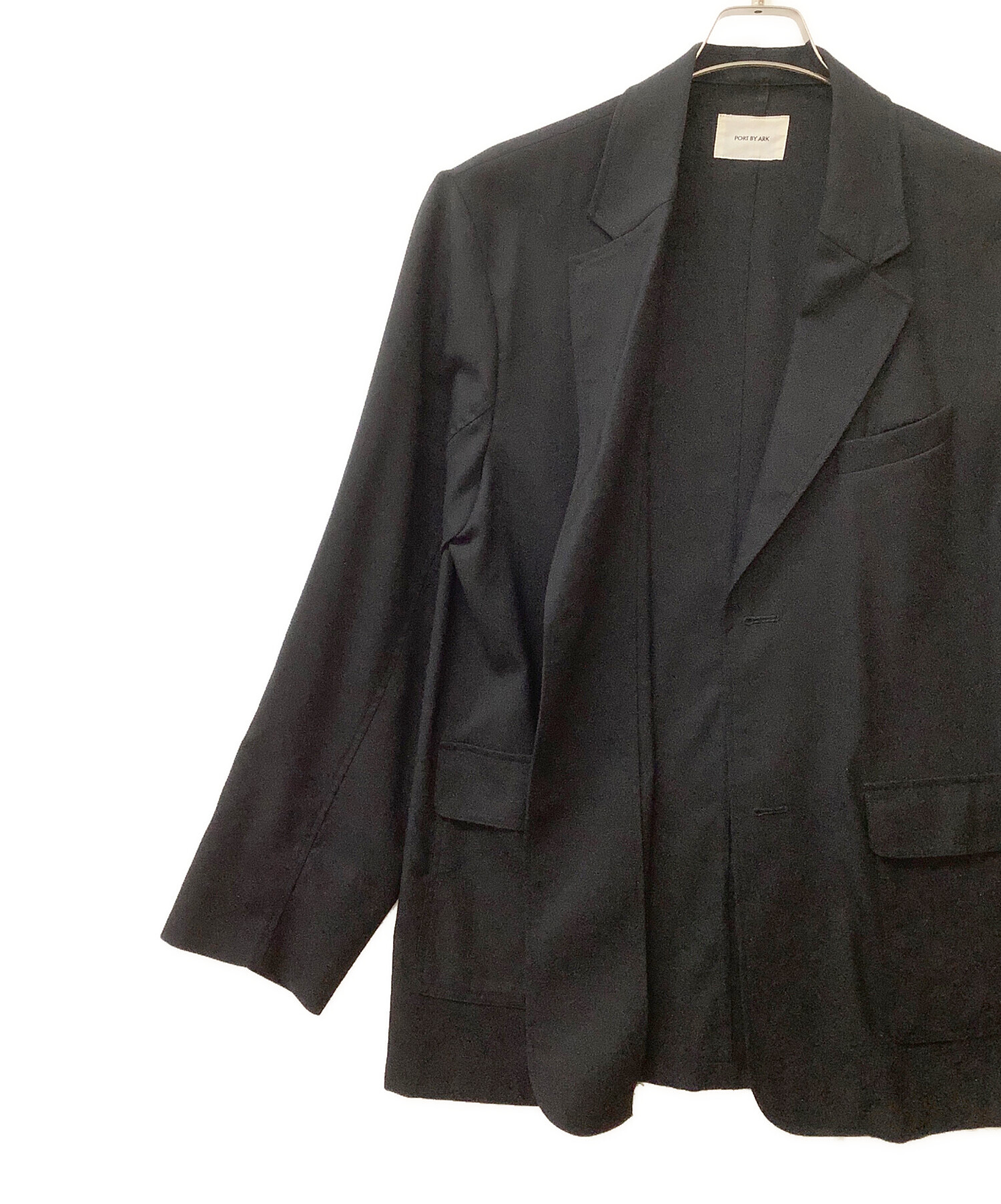 【新品・未使用】Wool Denim Chambray 2B Jacket 中古・古着通販】PORT BY ARK (ポートバイアーク) Wool Denim Chambray