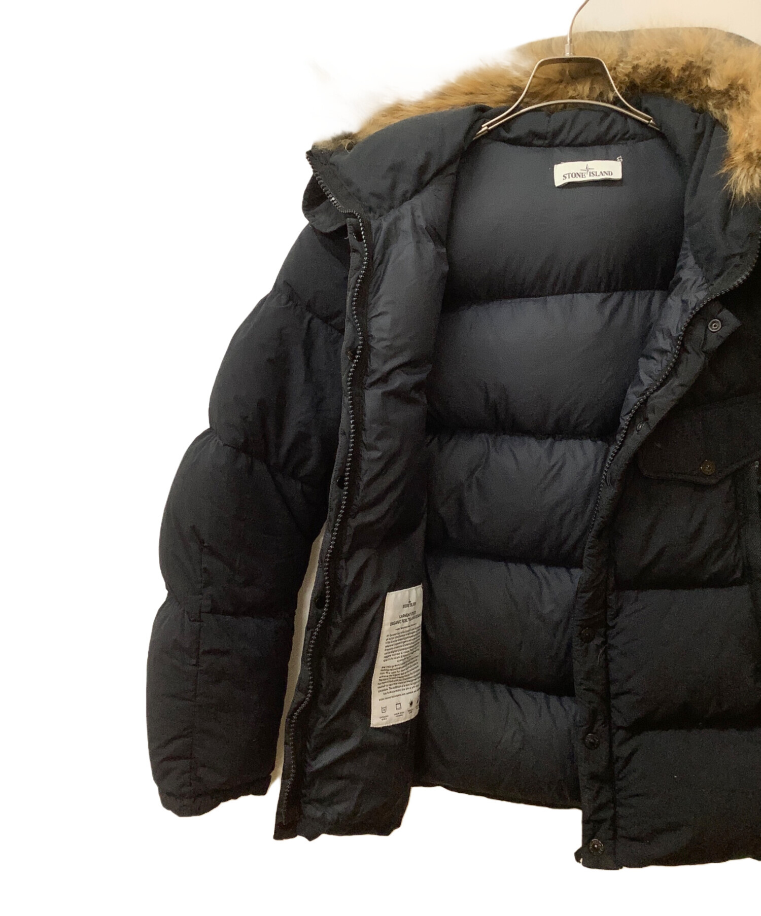 ストーンアイランド ダウンジャケット　ファー付 中古・古着通販】STONE ISLAND (ストーンアイランド) ファー付きダウン