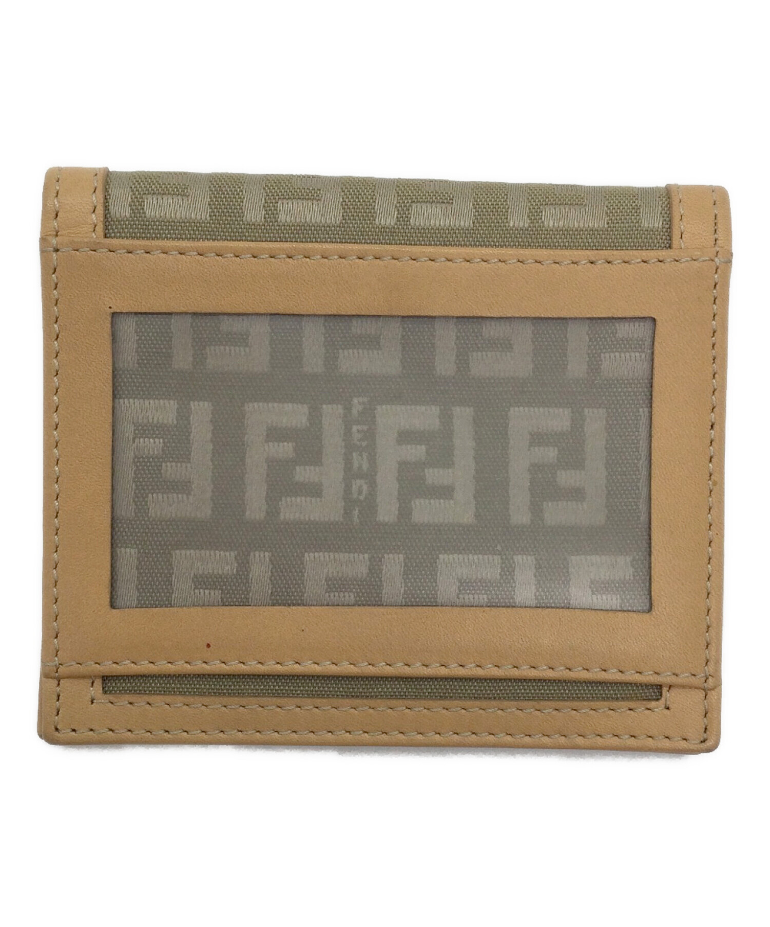 中古・古着通販】FENDI (フェンディ) カードケース ベージュ｜ブランド 