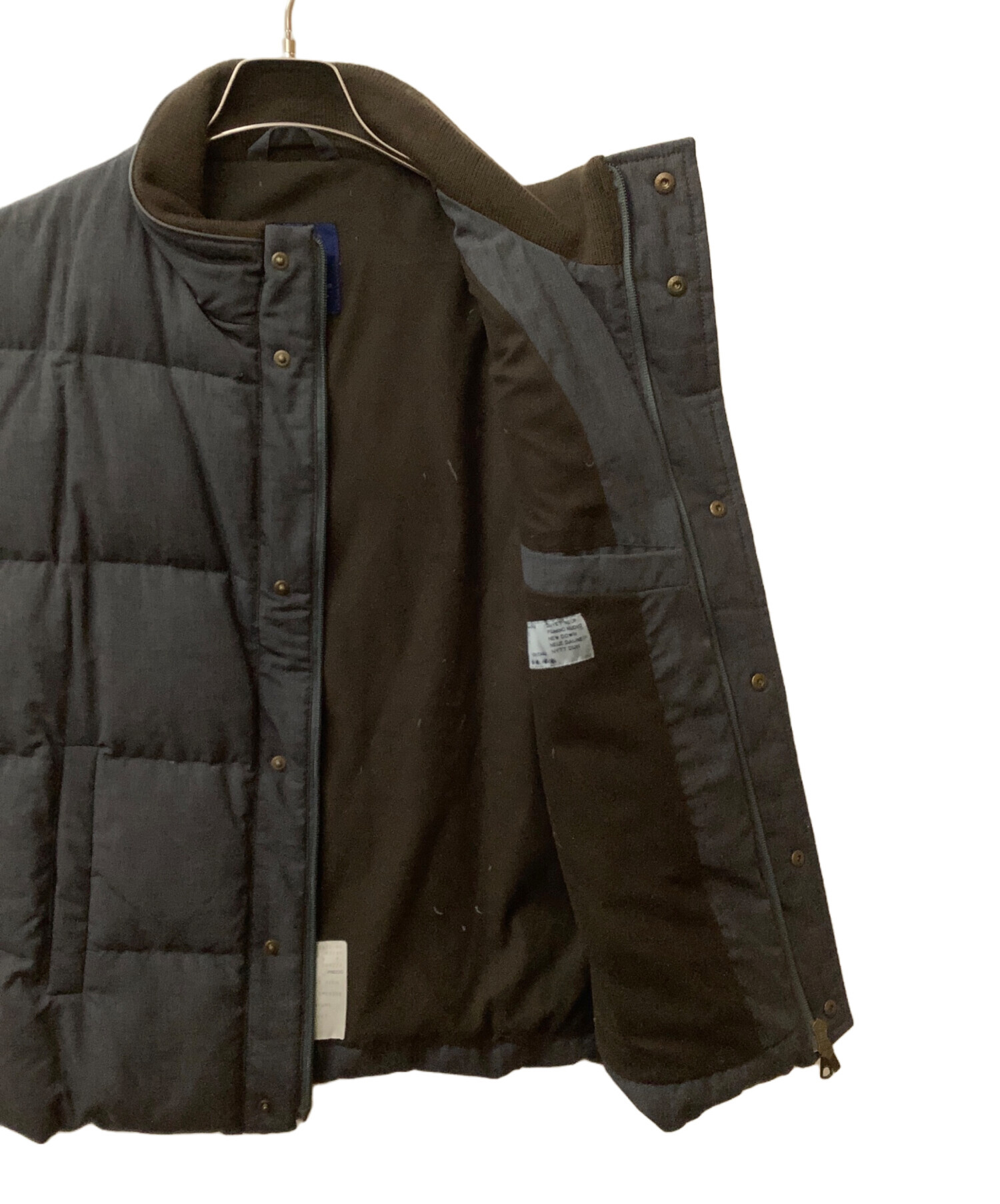 中古・古着通販】MONCLER (モンクレール) ダウンベスト グレー サイズ