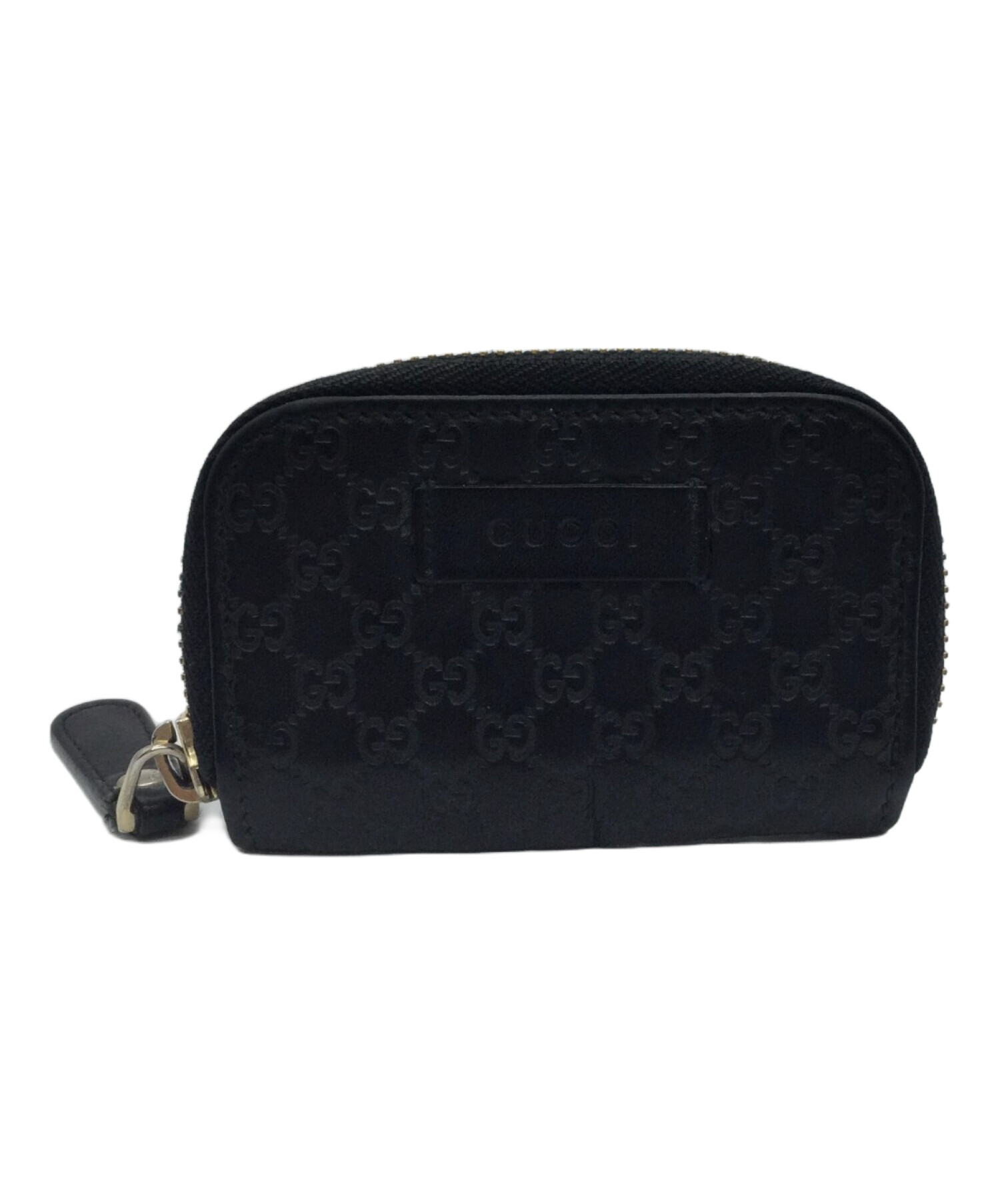中古・古着通販】GUCCI (グッチ) レザーコインケース ブラック