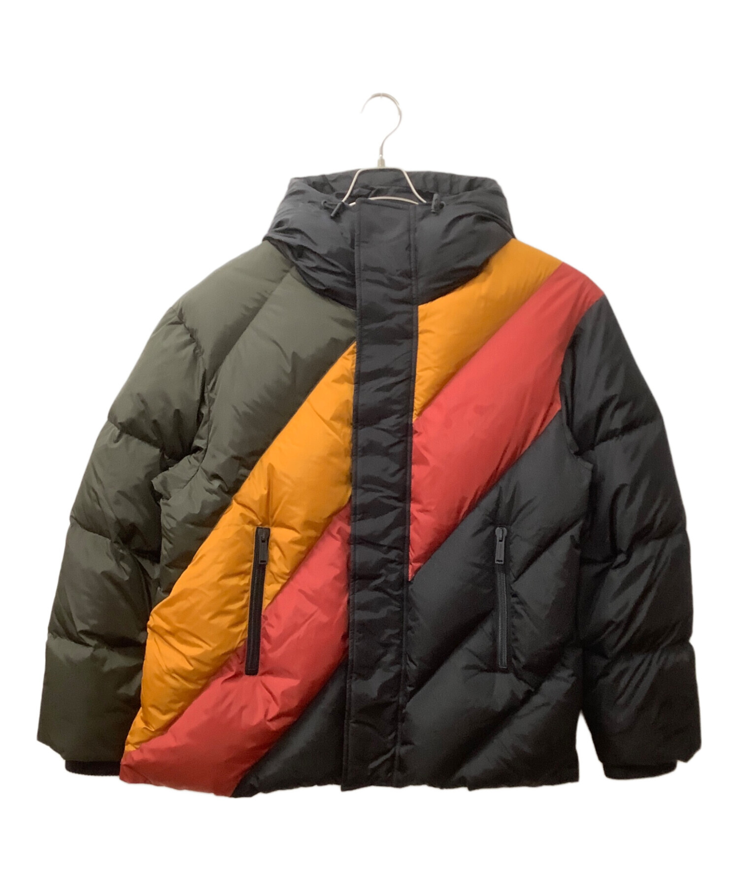 【中古】ディースクエアード DSQUARED2 12AW ダウンジャケット ブルゾン カナダロゴ 金具 ブルー 42 約M IBO78 中古・古着通販】DSQUARED2 (ディースクエアード) ダウンジャケット