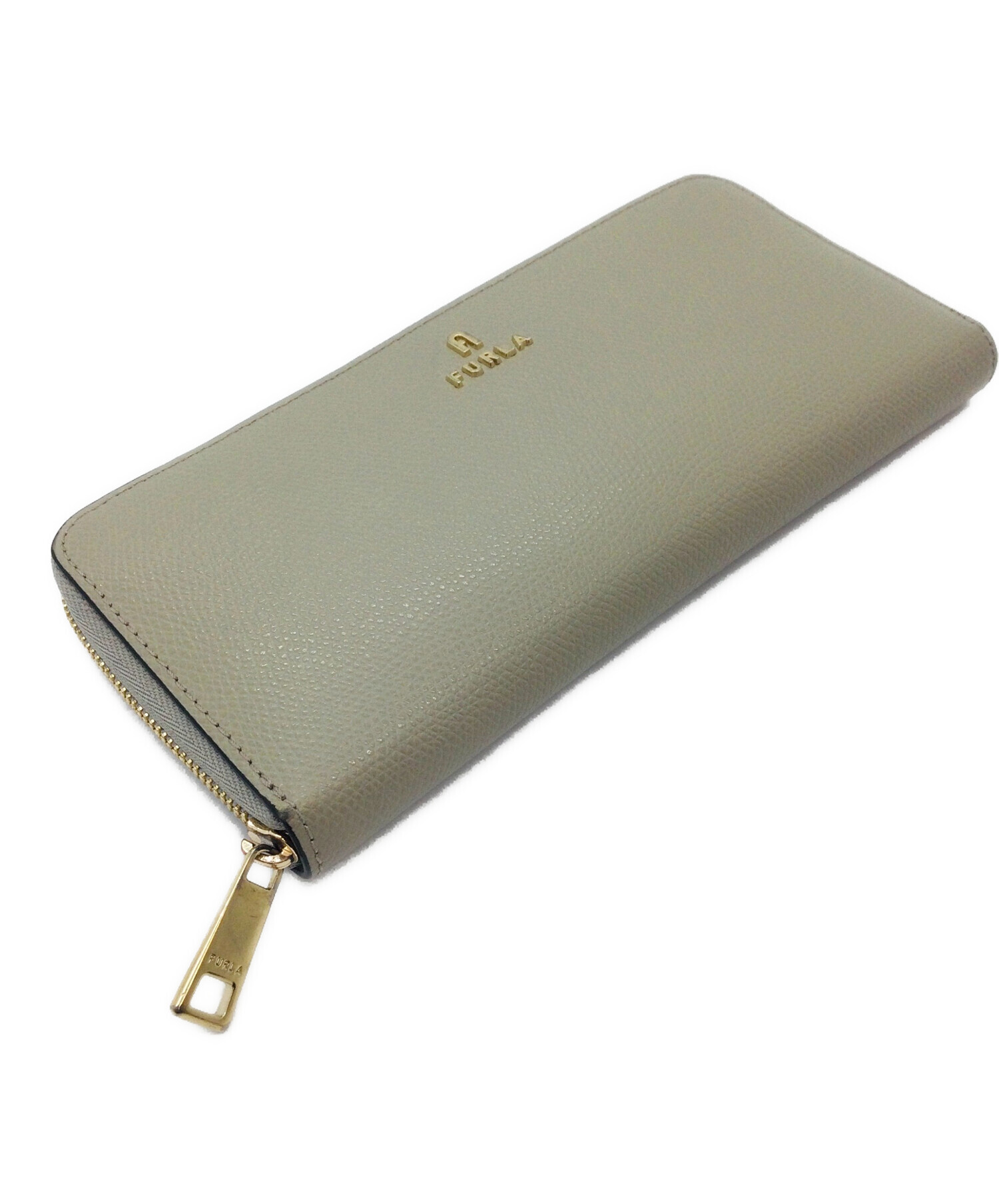 中古・古着通販】FURLA (フルラ) ラウンドファスナー財布 グレー