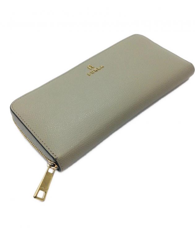 中古・古着通販】FURLA (フルラ) ラウンドファスナー財布 グレー