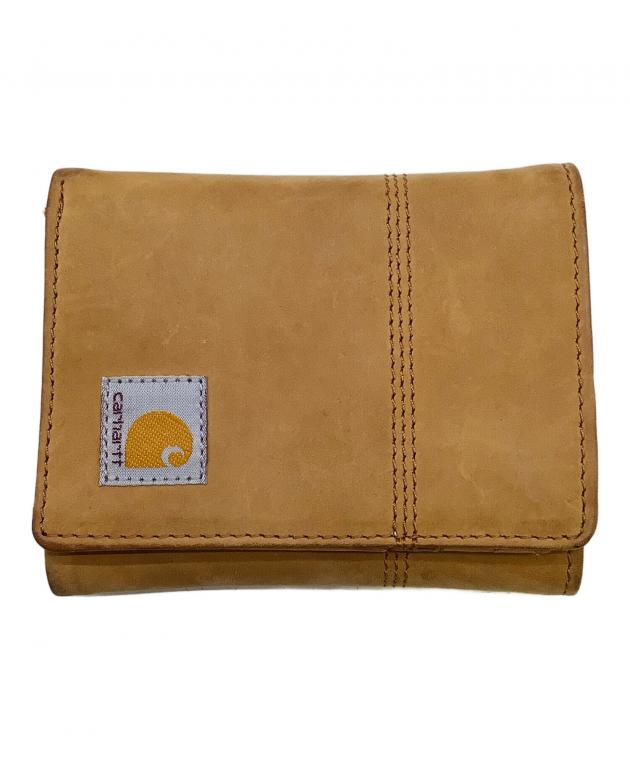 中古・古着通販】CarHartt (カーハート) 3つ折り財布 ベージュ