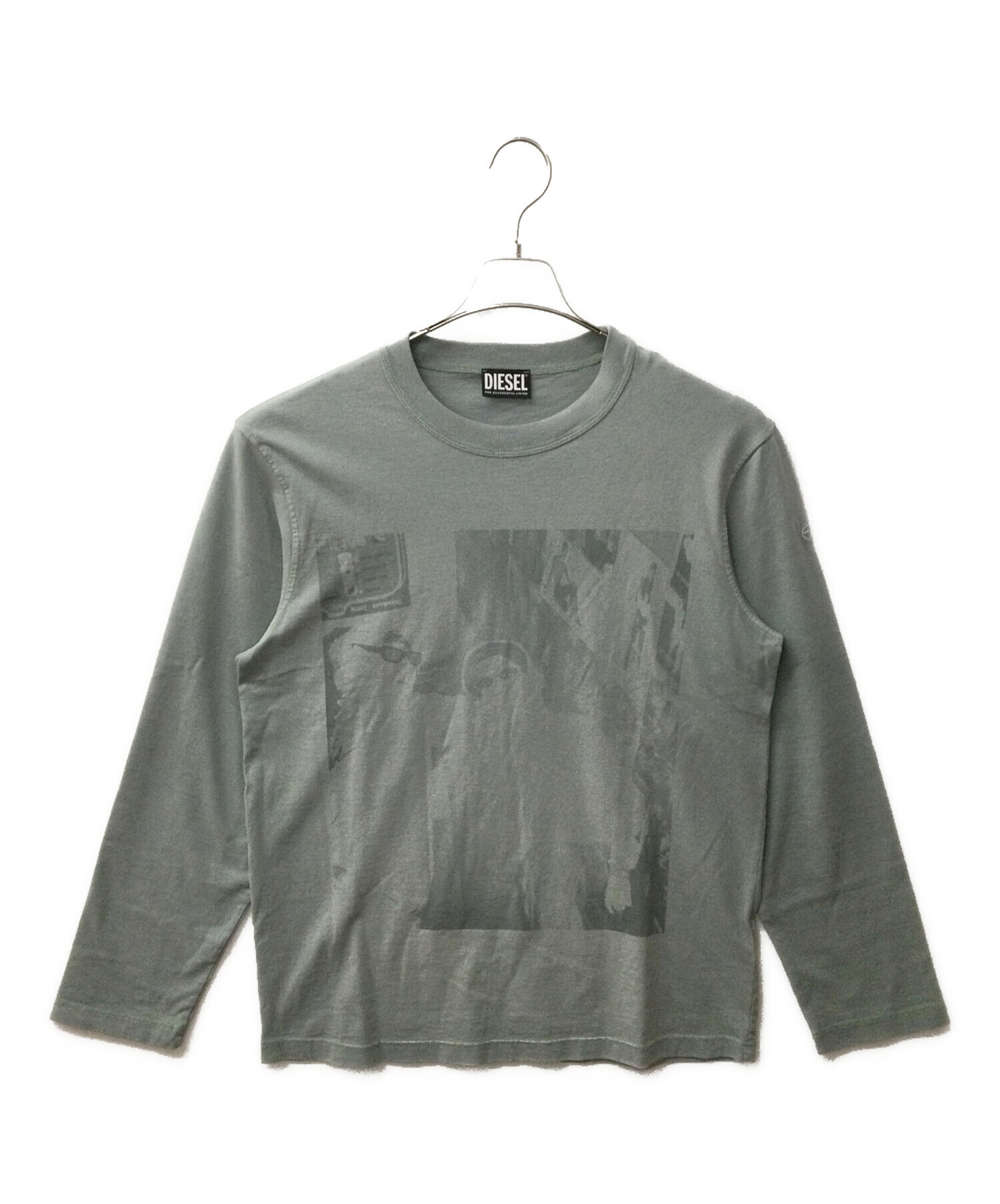 中古・古着通販】DIESEL (ディーゼル) A08658 0PEAT 長袖Tシャツ