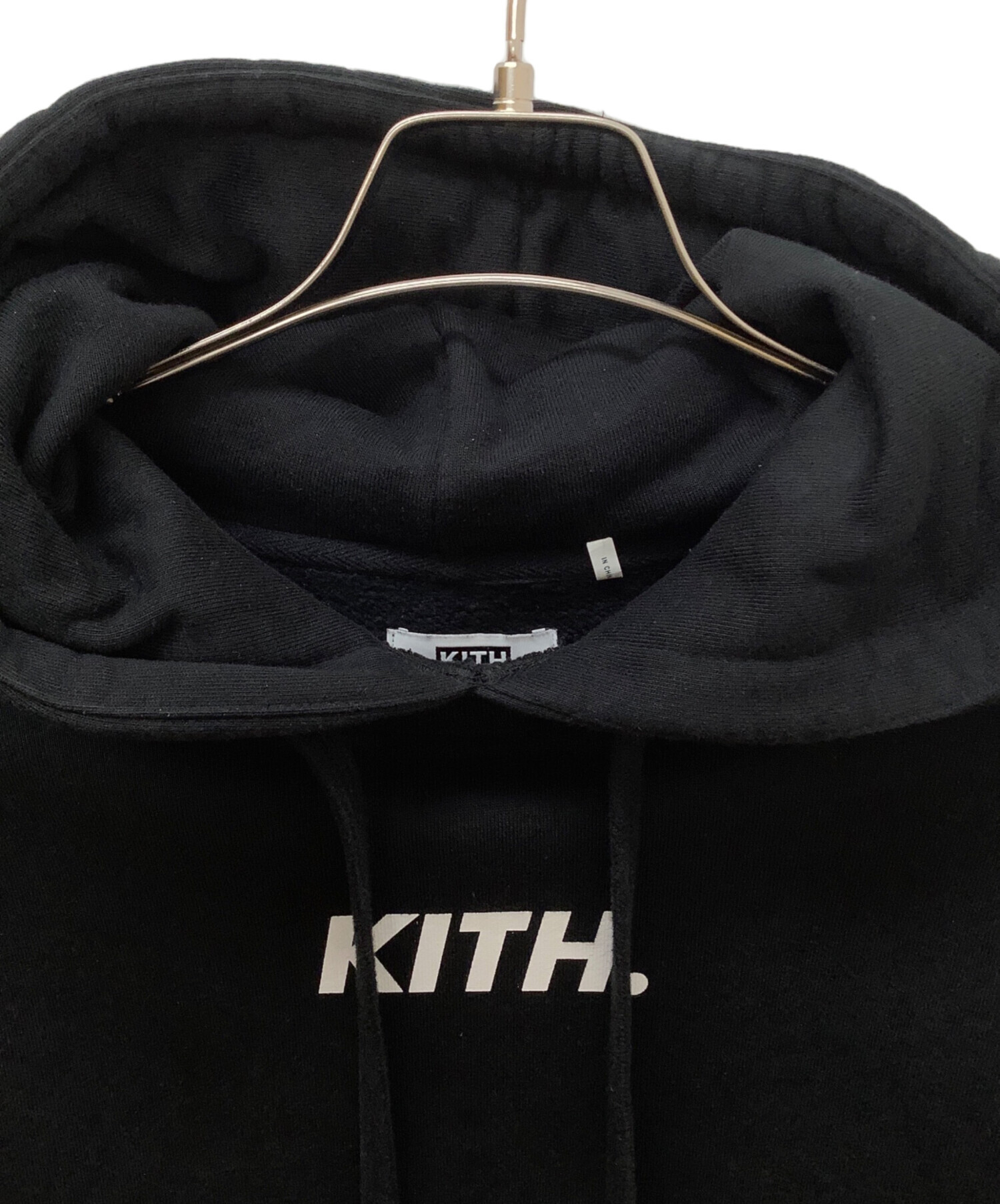 中古・古着通販】KITH (キス) プルオーバーパーカー ブラック サイズ:M