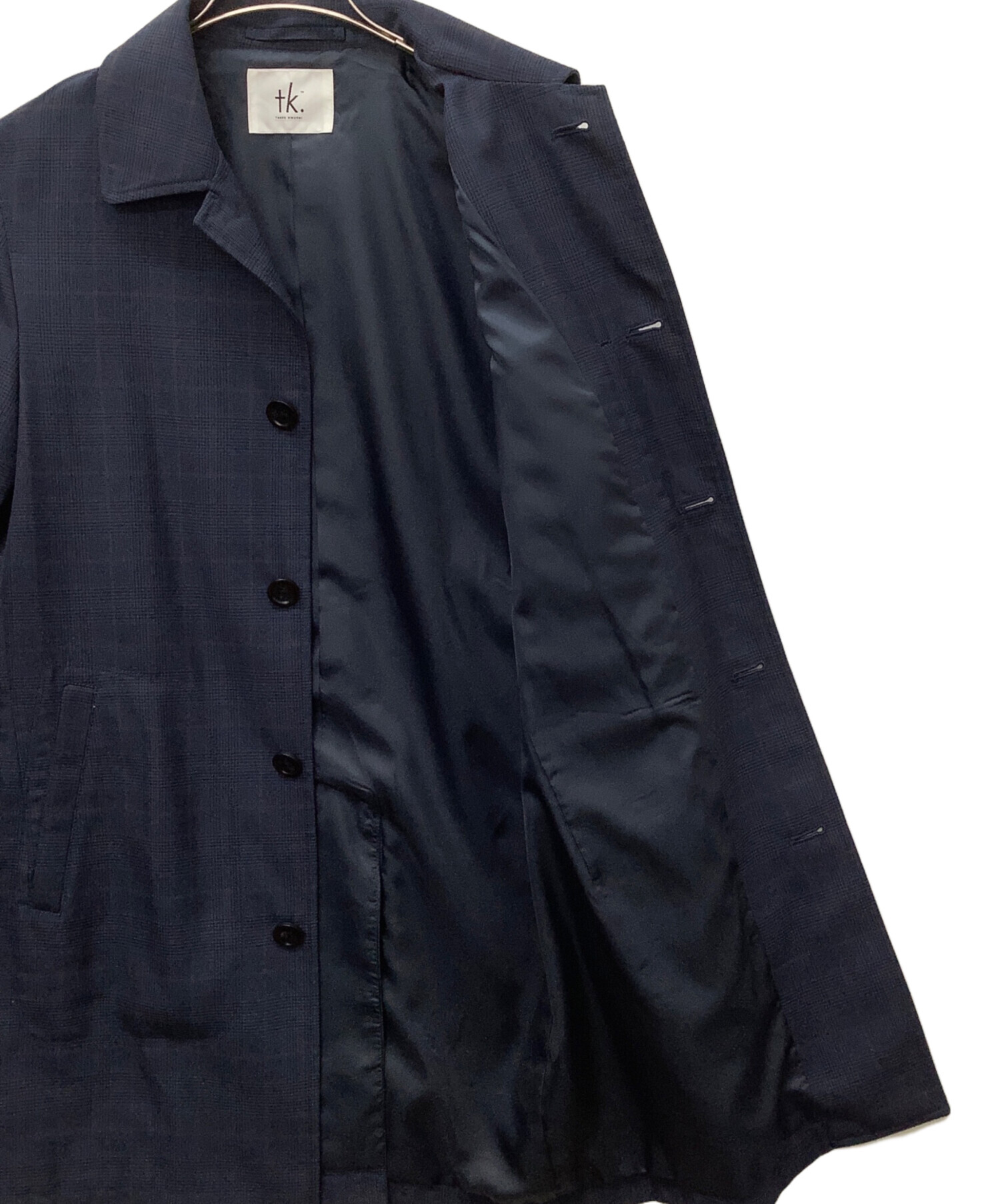 中古・古着通販】TAKEO KIKUCHI (タケオキクチ) コート ネイビー