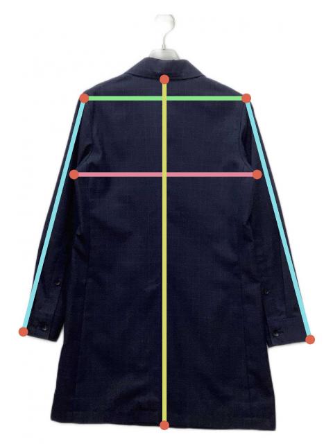 専用　ご注文品合計 9品　中国古玩 中古・古着通販】TAKEO KIKUCHI (タケオキクチ) コート ネイビー