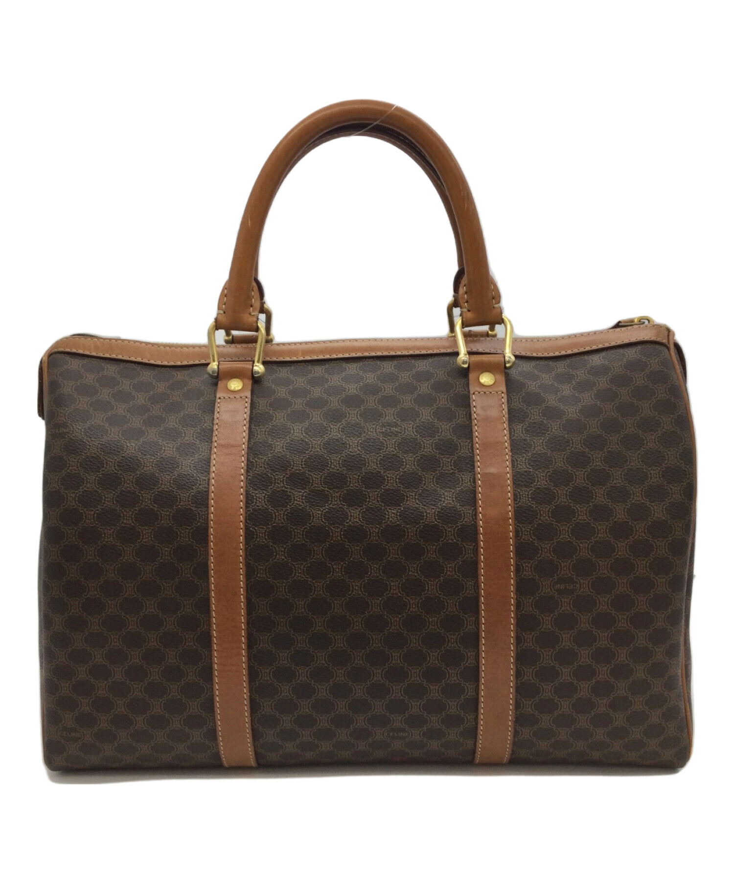 中古・古着通販】CELINE (セリーヌ) ボストンバッグ ブラウン