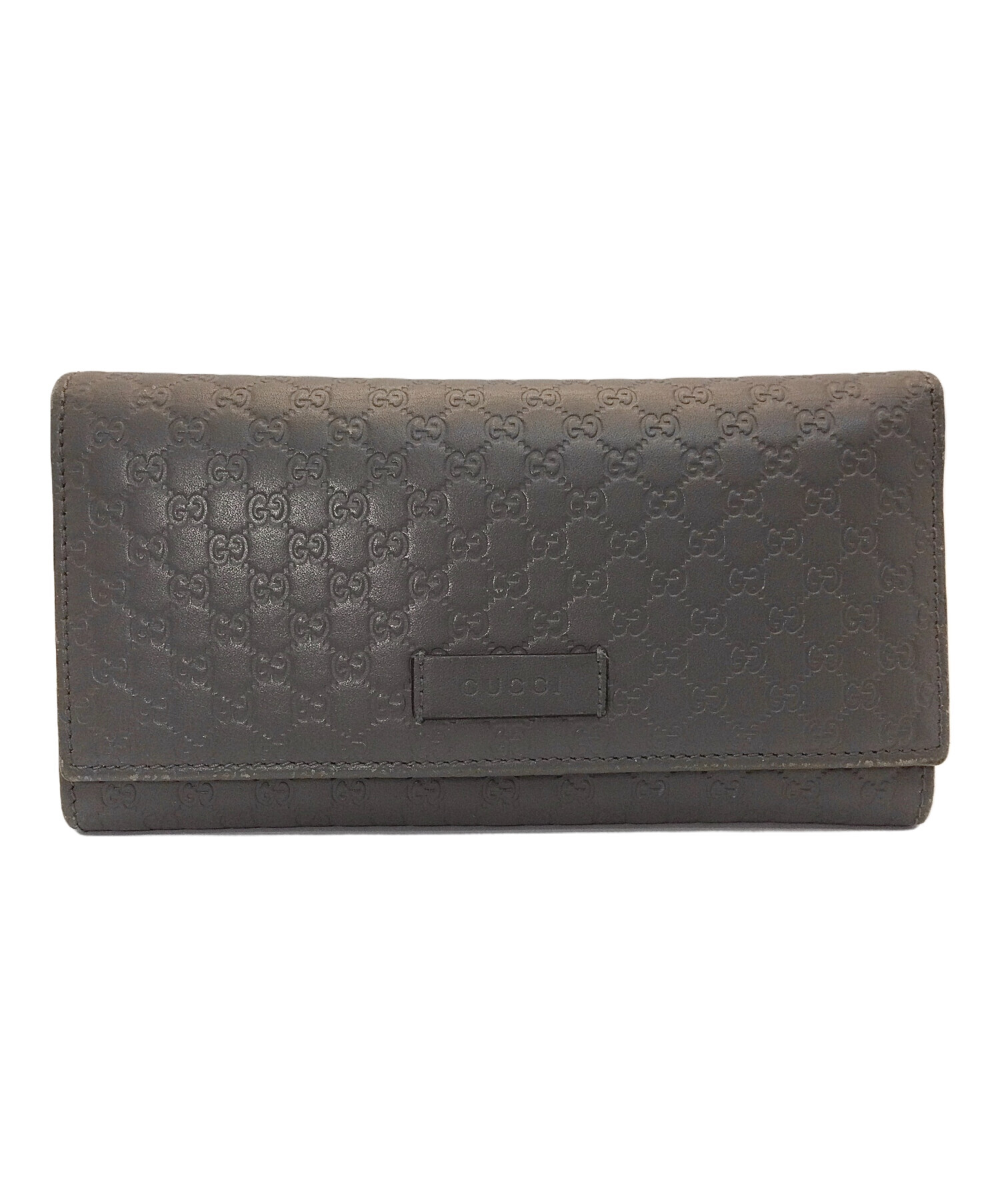 中古・古着通販】GUCCI (グッチ) 長財布 グレー｜ブランド・古着通販 