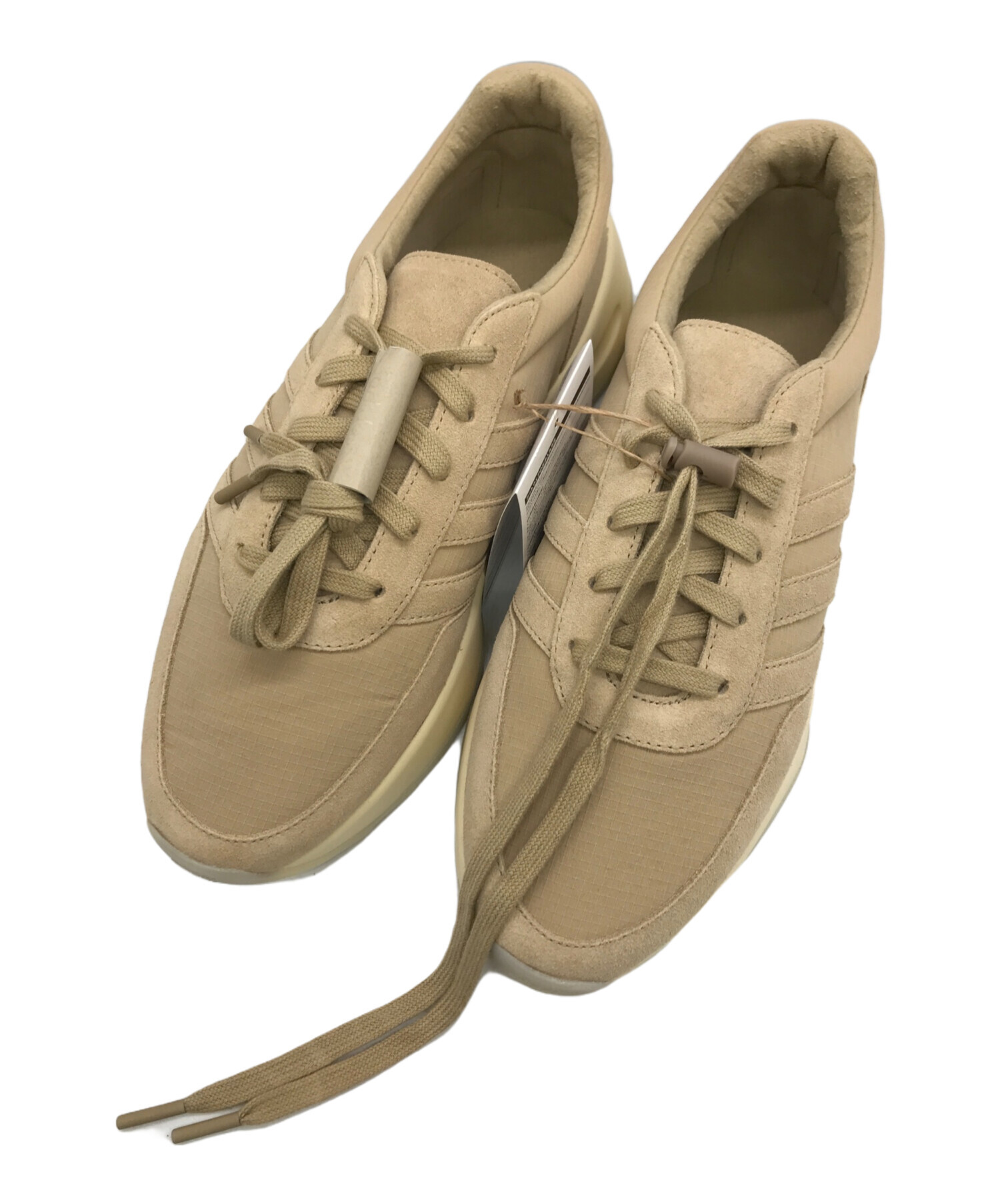 FEAR OF GOD フィアオブゴッド スニーカー 26cm ベージュ 【古着】【中古】【送料無料】 中古・古着通販】adidas (アディダス) Fear Of God (フィア・オブ