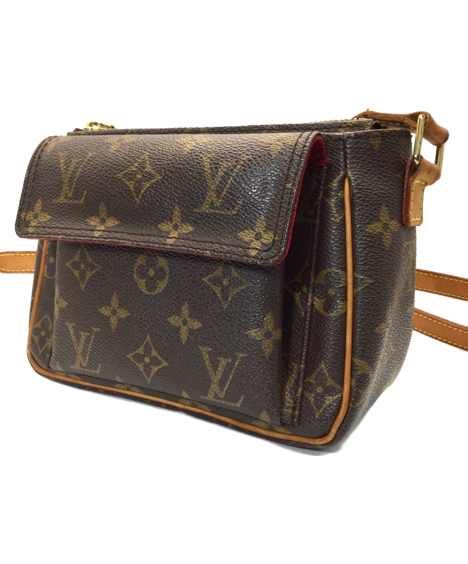 LOUIS VUITTON ルイヴィトン ショルダーバッグ  茶 【古着】【中古】【送料無料】 中古・古着通販】LOUIS VUITTON (ルイ ヴィトン) ショルダーバッグ