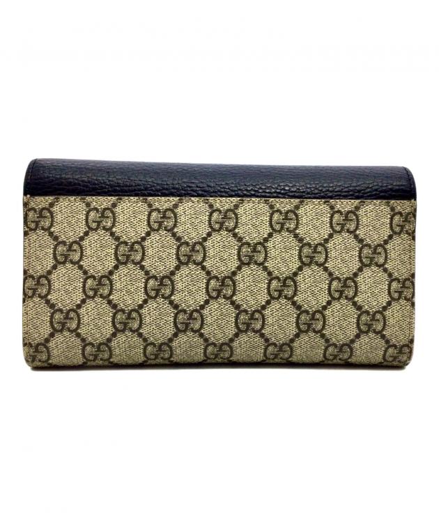 中古・古着通販】GUCCI (グッチ) GUCCI(グッチ)長財布GG マーモント