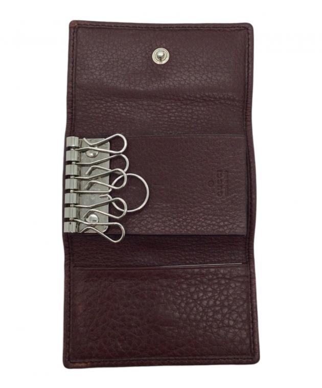 中古・古着通販】GUCCI (グッチ) 6連キーケース ボルドー｜ブランド