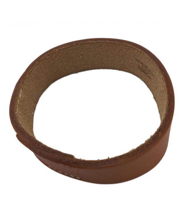 中古・古着通販】HERMES (エルメス) レザーブレスレット ブラウン