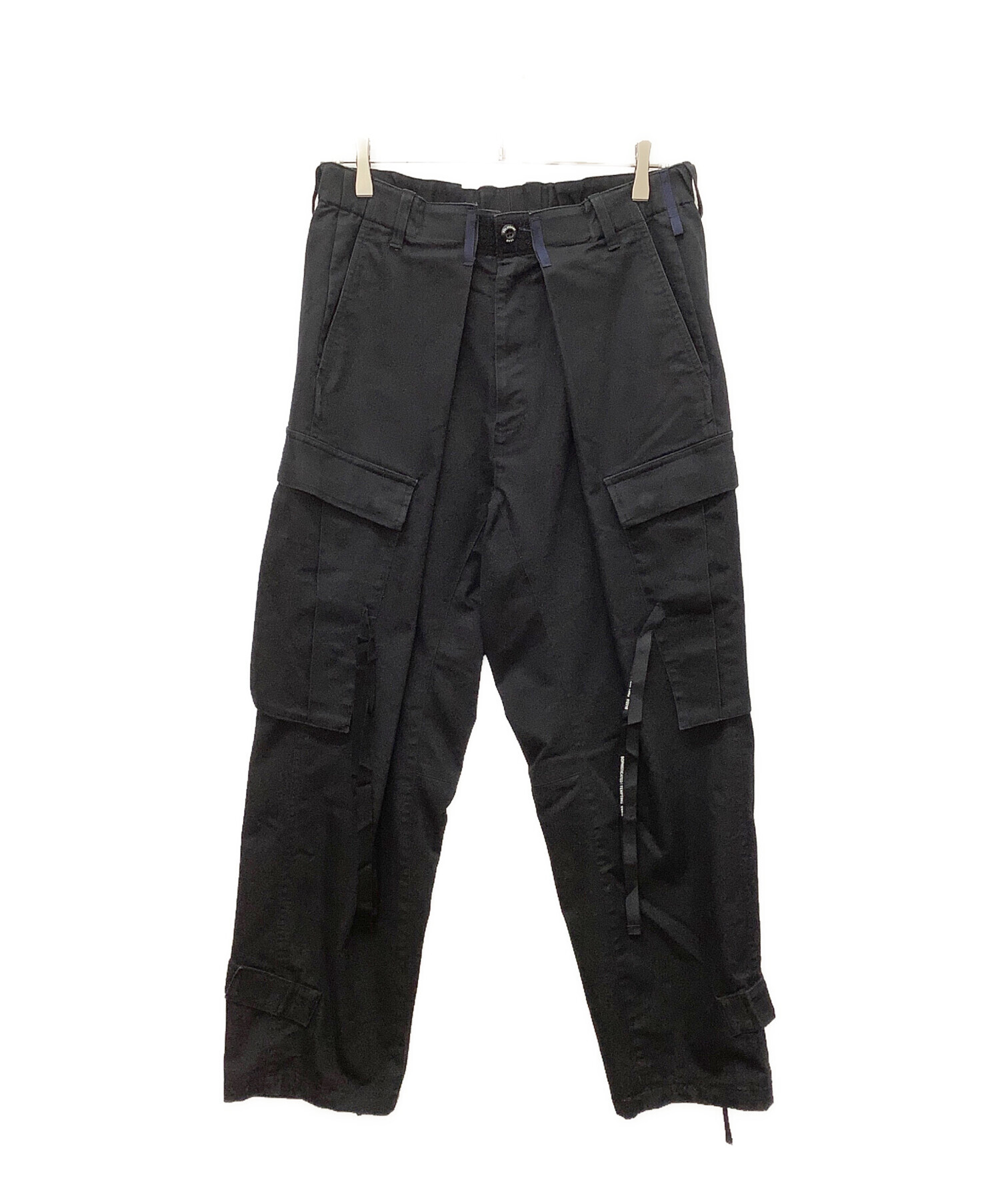 中古・古着通販】POLIQUANT (ポリクアント) カーゴパンツ ブラック 