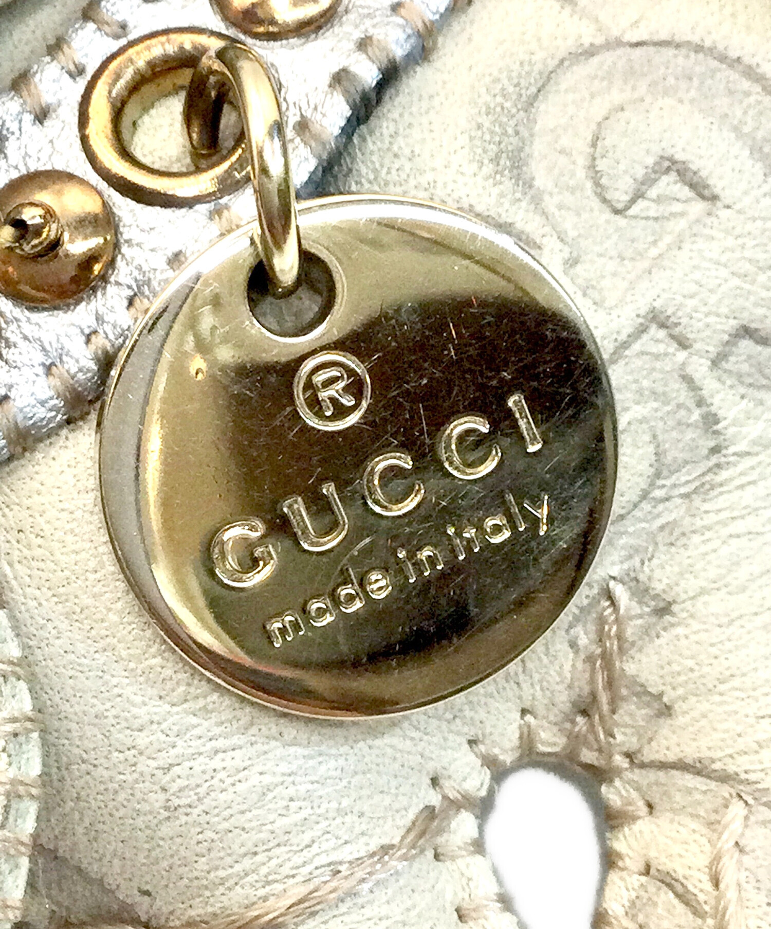 中古・古着通販】GUCCI (グッチ) グッチョリキーホルダーチャーム