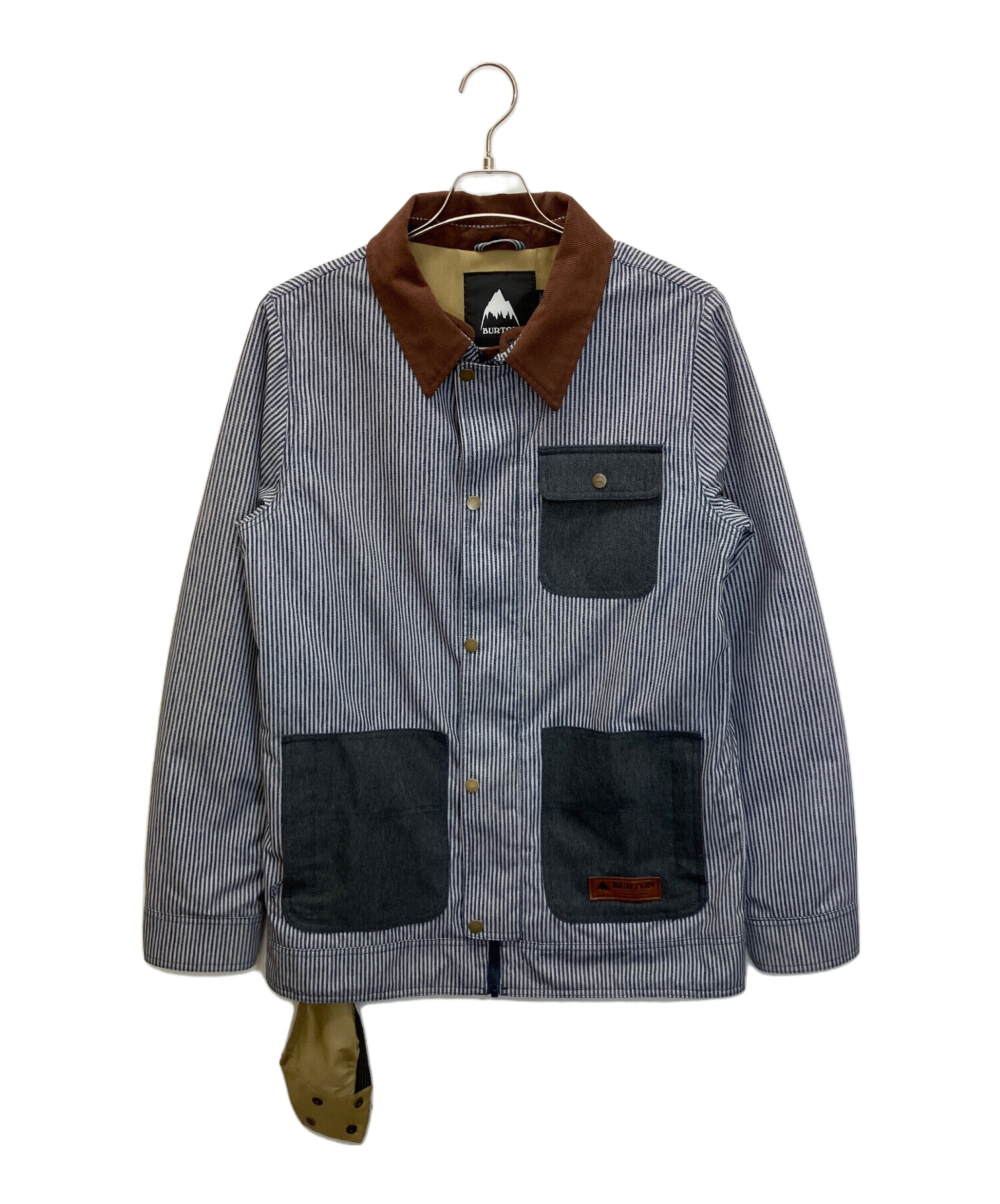 BURTON ネイビー ブラウン襟 ジャケット 中古・古着通販】BURTON (バートン) スノーボードウェア(ジャケット