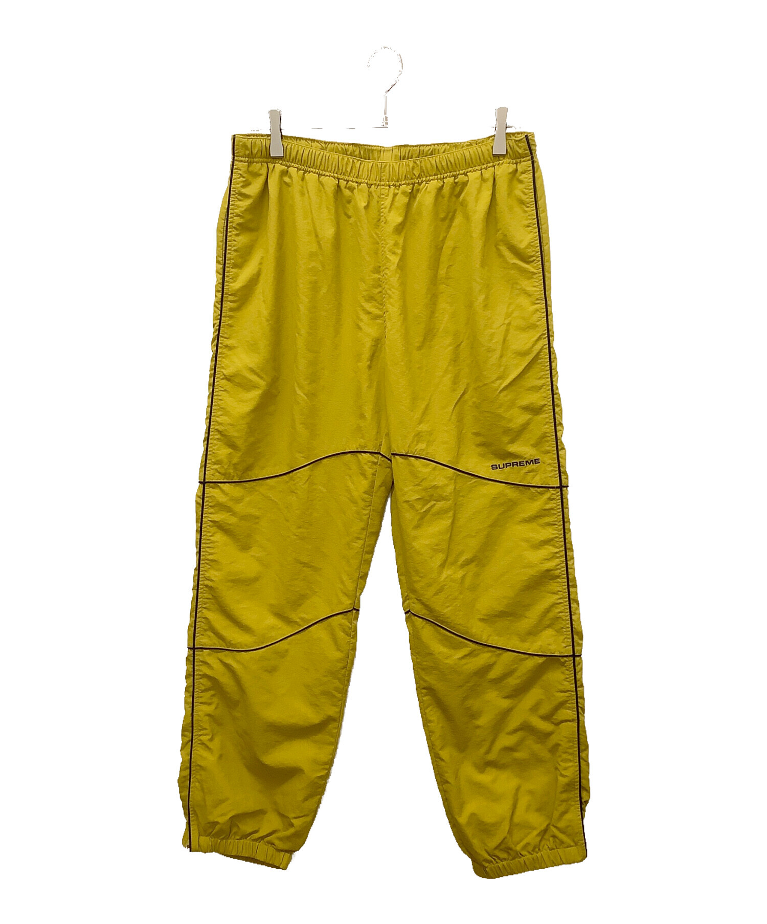 Supreme トラックパンツイエロージッパー付き値下げ 中古・古着通販】SUPREME (シュプリーム) Piping Track Pant イエロー