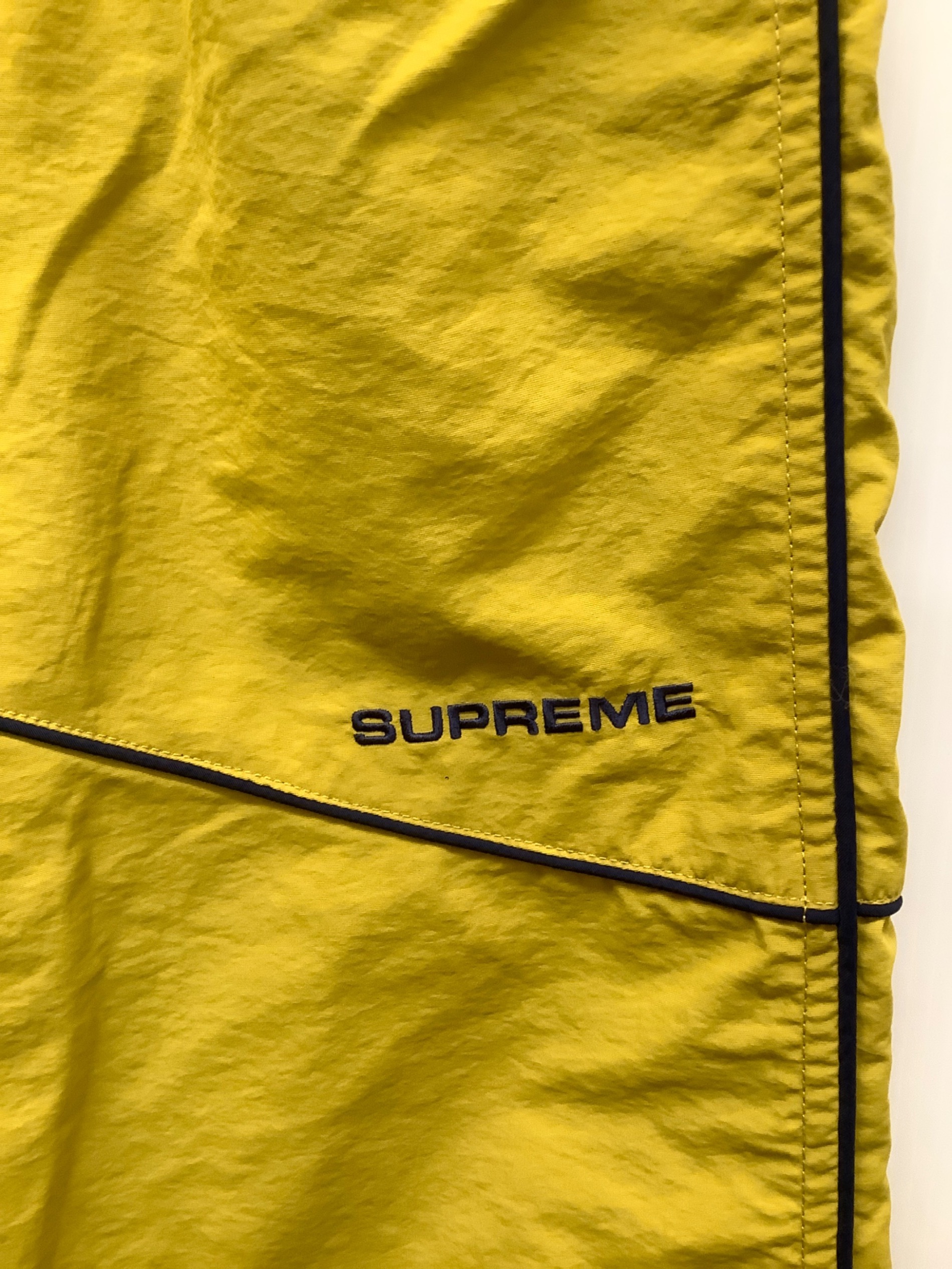 Supreme トラックパンツイエロージッパー付き値下げ 中古・古着通販】SUPREME (シュプリーム) Piping Track Pant イエロー
