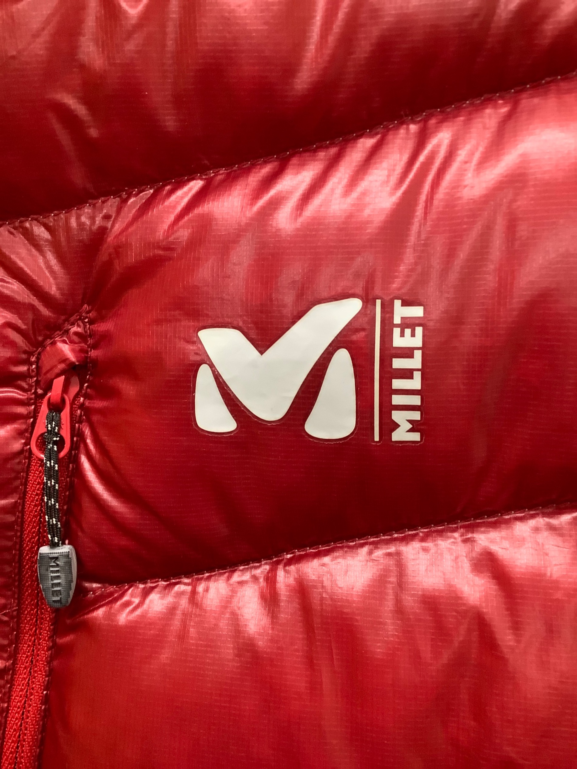 中古・古着通販】MILLET (ミレー) ダウンジャケット レッド サイズ:S 