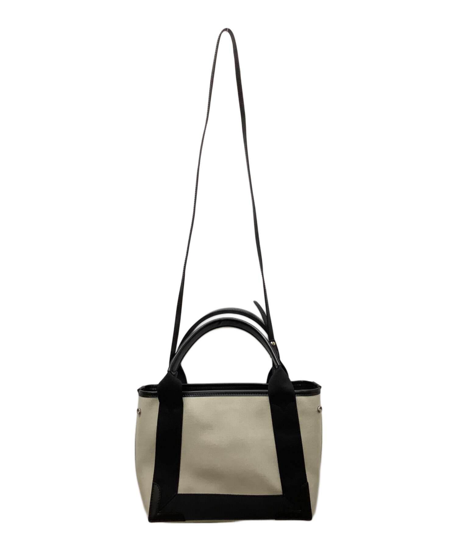 BALENCIAGA ハンドバッグ アイボリー/ブラック BALENCIAGA トート 