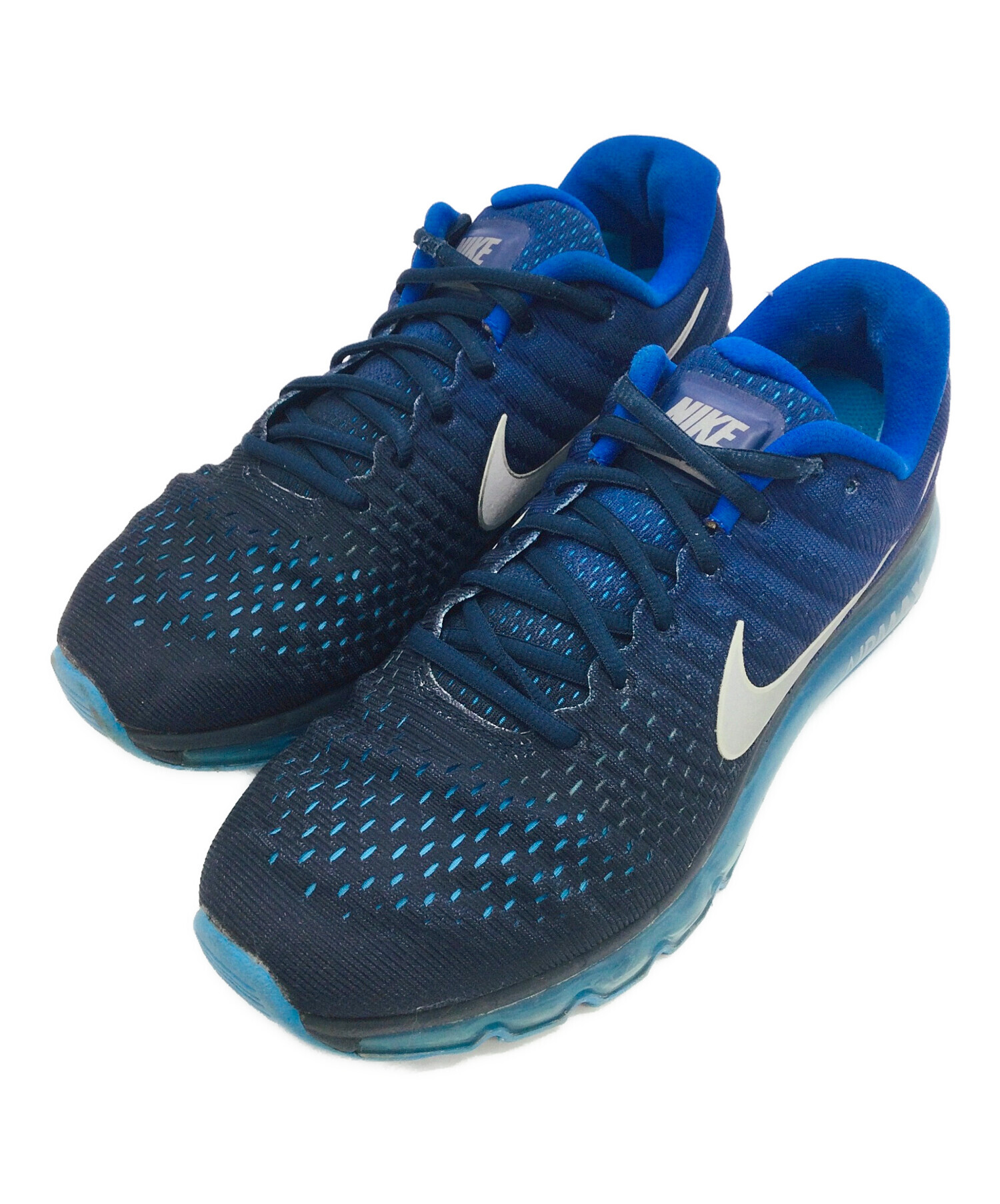 中古・古着通販】NIKE (ナイキ) AIR MAX 2017 ブルー×ネイビー サイズ