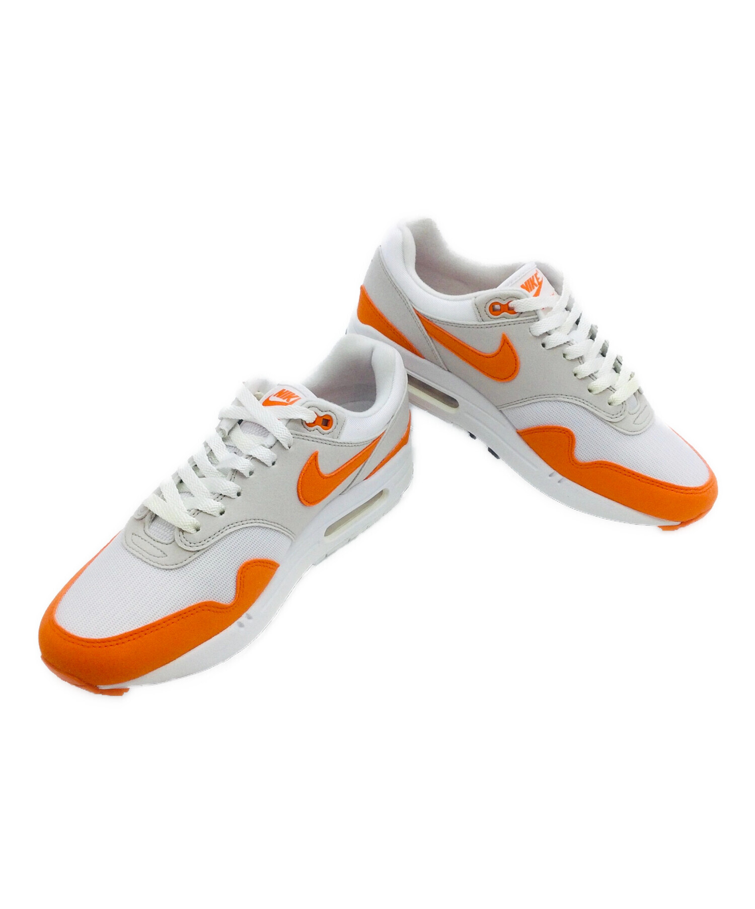 中古・古着通販】NIKE (ナイキ) AIR MAX 1 ホワイト×オレンジ サイズ 