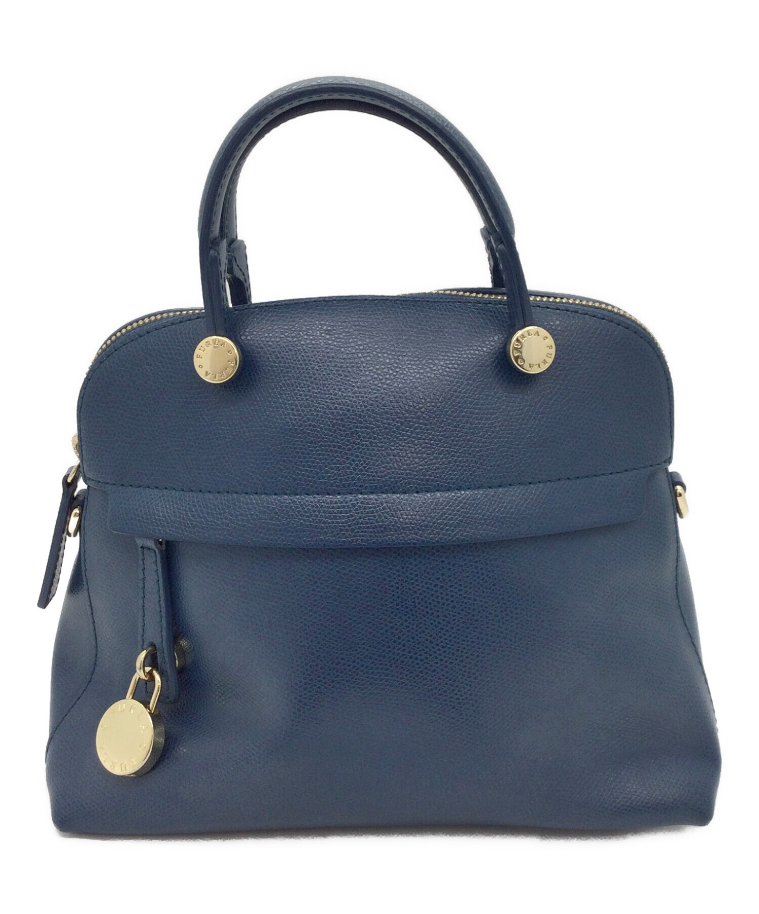 中古・古着通販】FURLA (フルラ) 2WAYショルダーバッグ ブルー