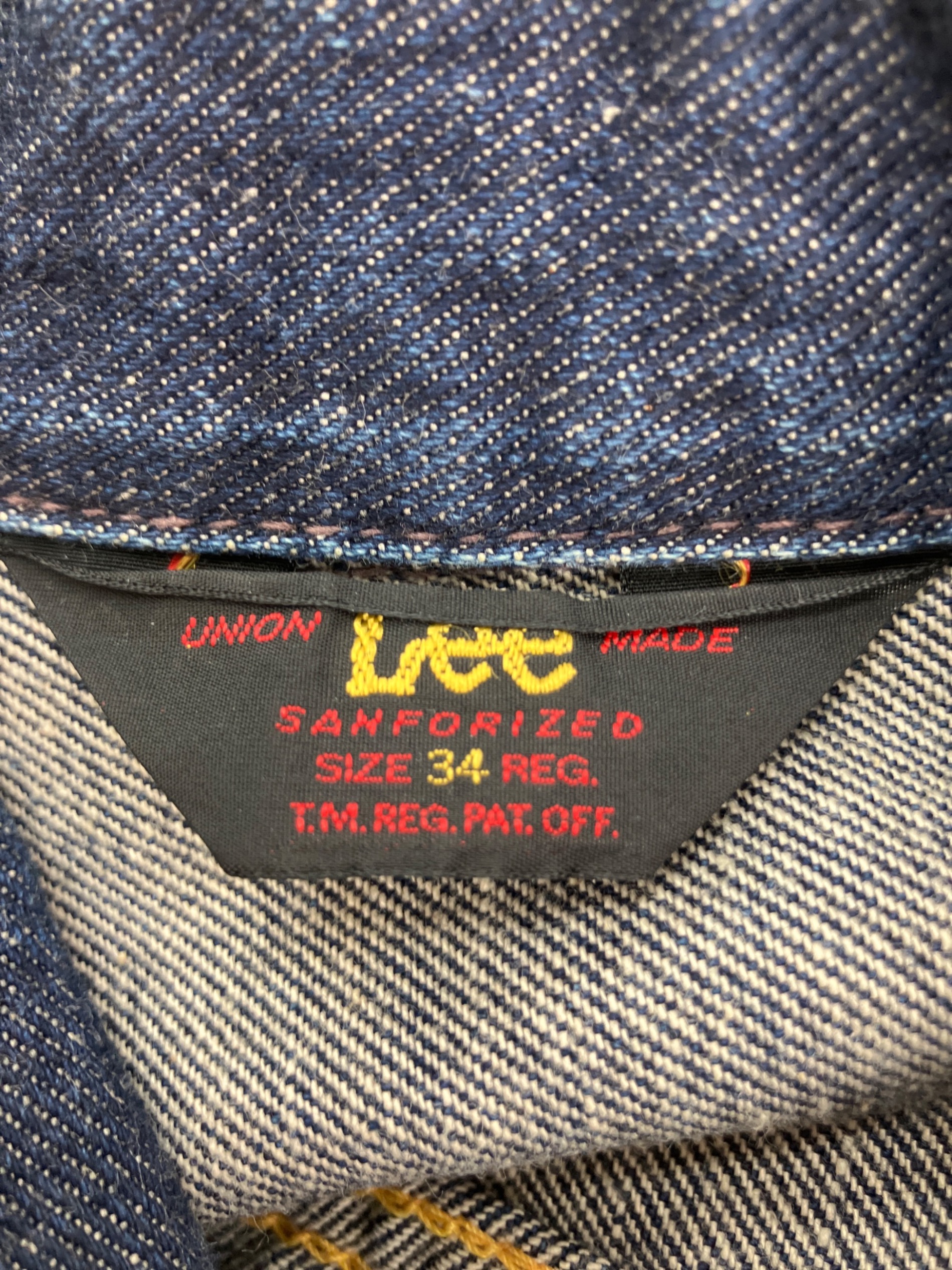 中古・古着通販】LEE (リー) 1411 デニムジャケット インディゴ サイズ 中古・古着通販】LEE (リー) 1411 デニムジャケット インディゴ サイズ