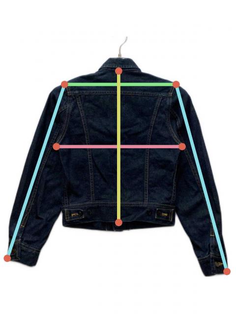 中古・古着通販】LEE (リー) 1411 デニムジャケット インディゴ サイズ