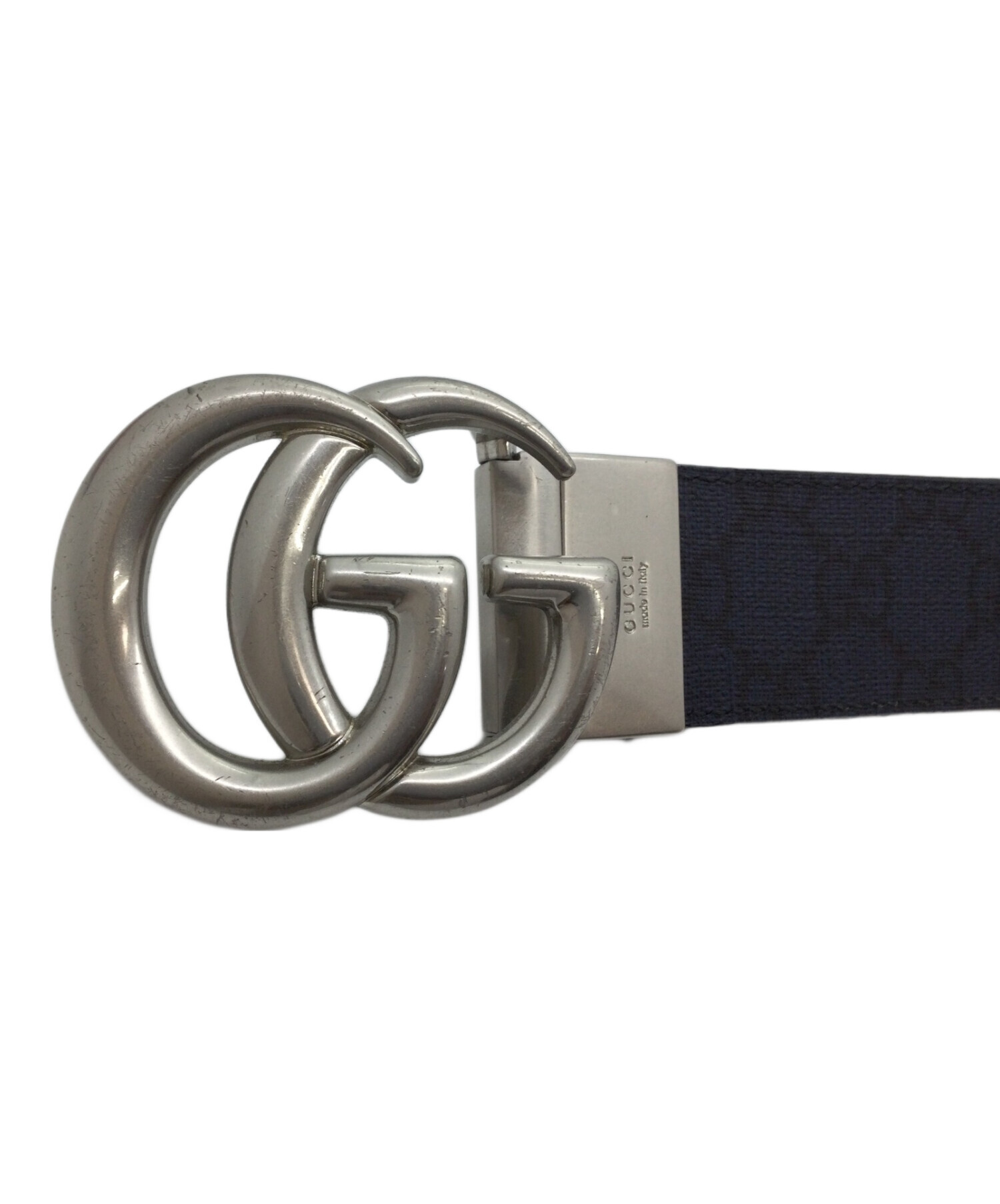中古・古着通販】GUCCI (グッチ) GGマーモントリバーシブルベルト 