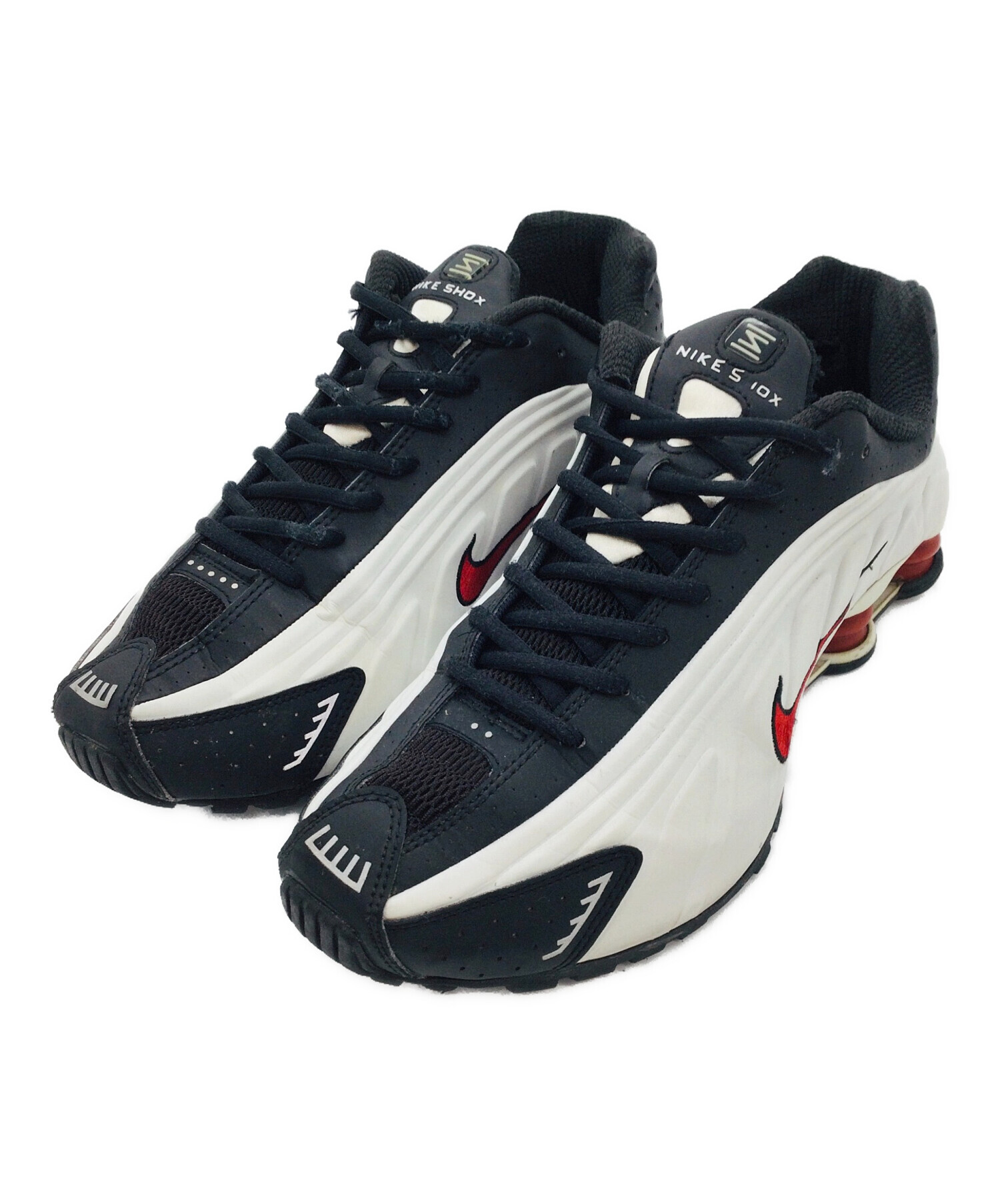 中古・古着通販】NIKE (ナイキ) SHOX R4 ブラック サイズ:US9.5、UK8.5 