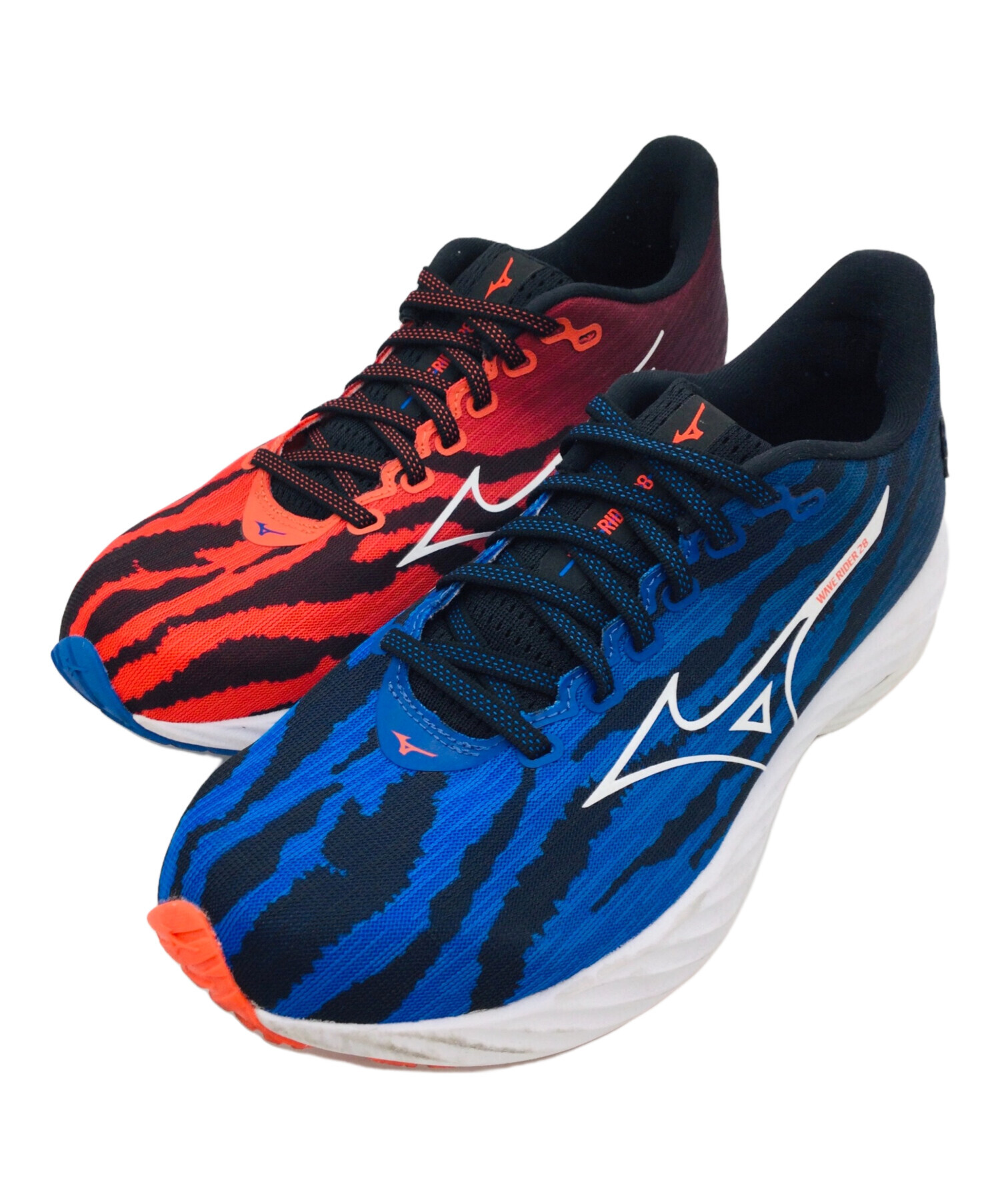 中古・古着通販】MIZUNO (ミズノ) WAVE RIDER 28 ブルー×レッド サイズ 