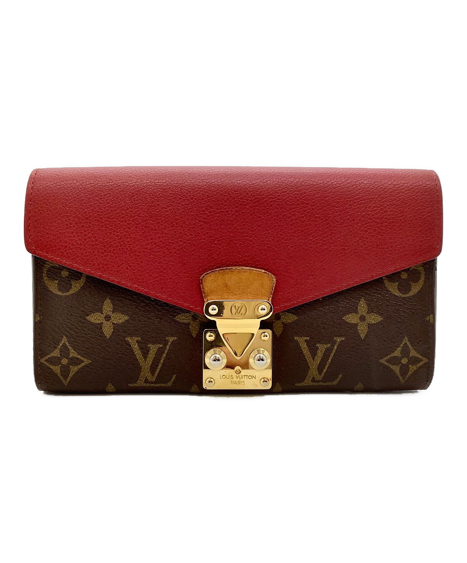 LOUIS VUITTON 長財布　レッド　中古 中古・古着通販】LOUIS VUITTON (ルイ ヴィトン) 長財布 レッド
