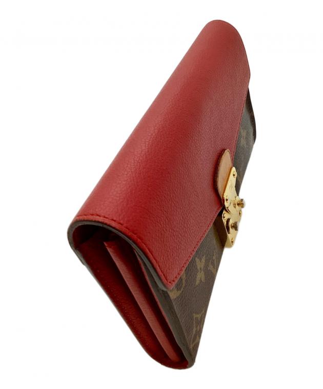 【希少】ルイヴィトン☆長財布☆赤紫色　茶色☆モノグラム☆正規品☆M58413 中古・古着通販】LOUIS VUITTON (ルイ ヴィトン) 長財布 レッド