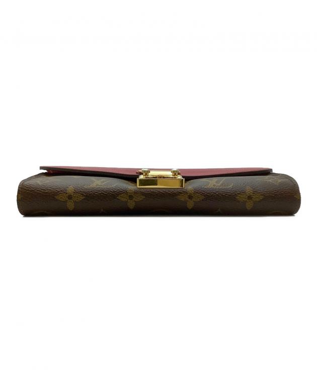 【希少】ルイヴィトン☆長財布☆赤紫色　茶色☆モノグラム☆正規品☆M58413 中古・古着通販】LOUIS VUITTON (ルイ ヴィトン) 長財布 レッド