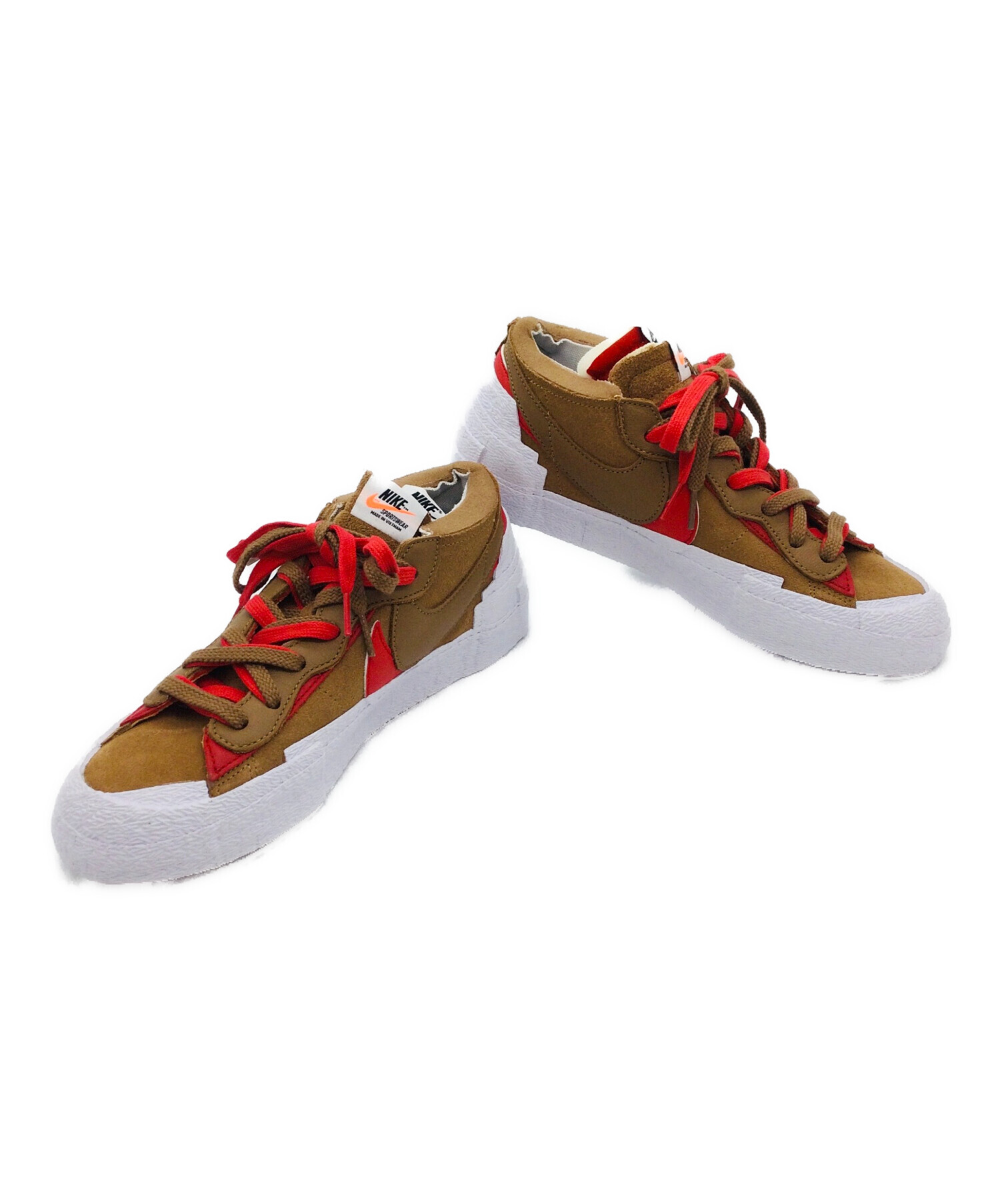 ナイキ スニーカー 新品未使用 定価17050円 赤 ブレイザー サカイ sacai 中古・古着通販】NIKE (ナイキ) sacai (サカイ) BLAZER LOW 