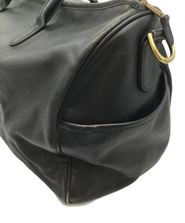 COACH ボストンバッグ 黒 美品 中古 数回使用 中古・古着通販】COACH (コーチ) ボストンバッグ ブラック｜ブランド