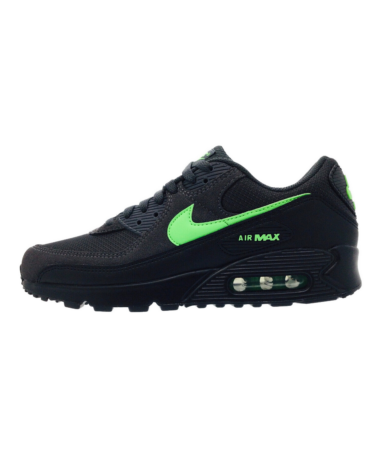 中古・古着通販】NIKE (ナイキ) AIR MAX90 ブラック×グリーン サイズ 